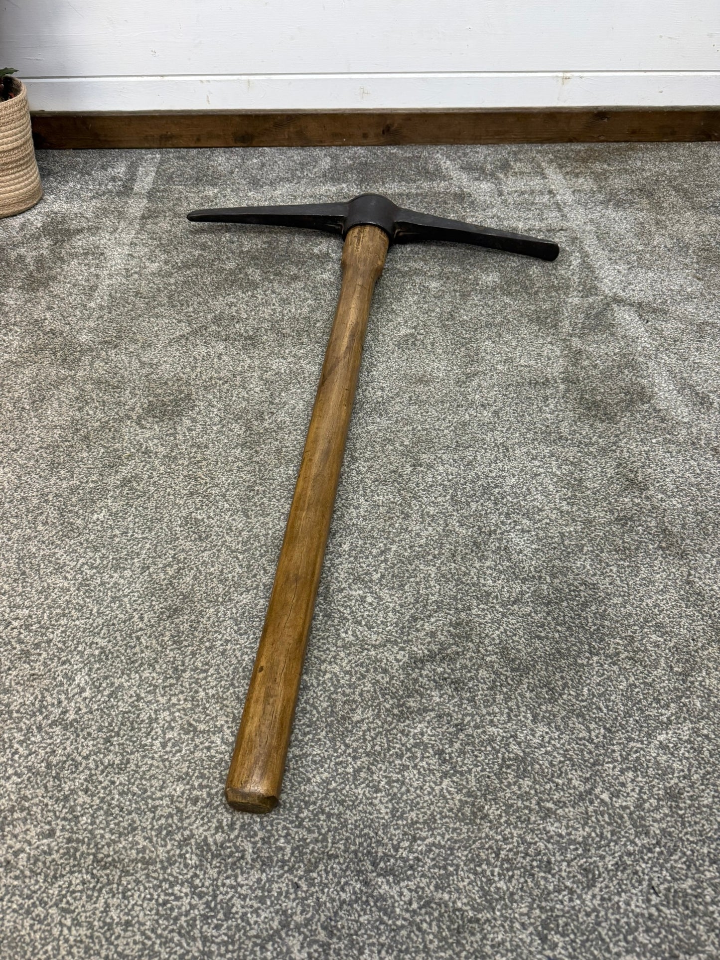 Vintage Long Handle Pioneer Pick Axe Reclaimed Pickaxe