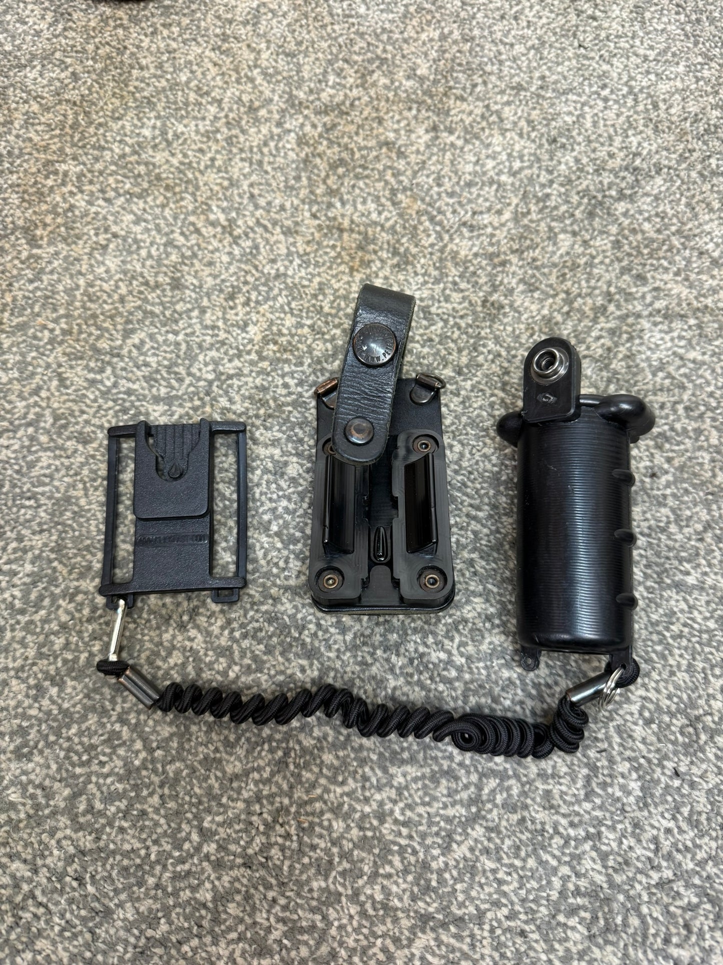 Ex Police Peter Jones CS Spray Gas Canister Holder Duty Belt Klickfast