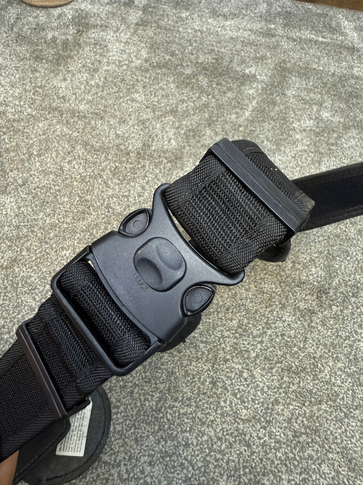 Ex Police Duty Belt Pouches & Fast Strap Restraint MEDIUM 38.5" Waist Genuine Security Equipment Belt
