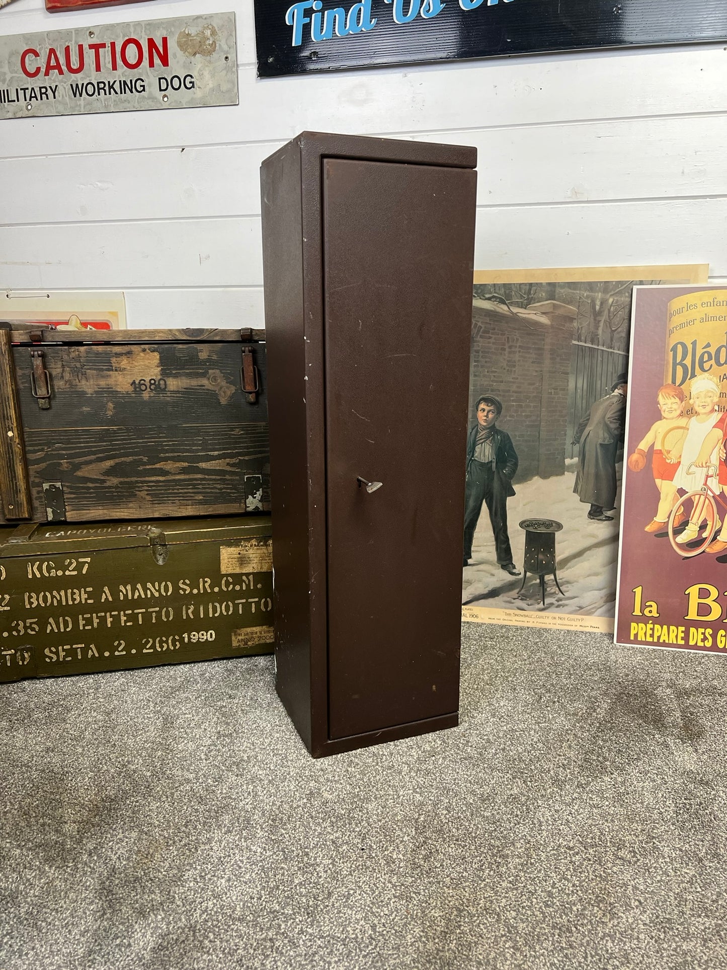 Heavy Duty Metal Gun Cabinet Gun Safe Locker Home Safe Reclaimed