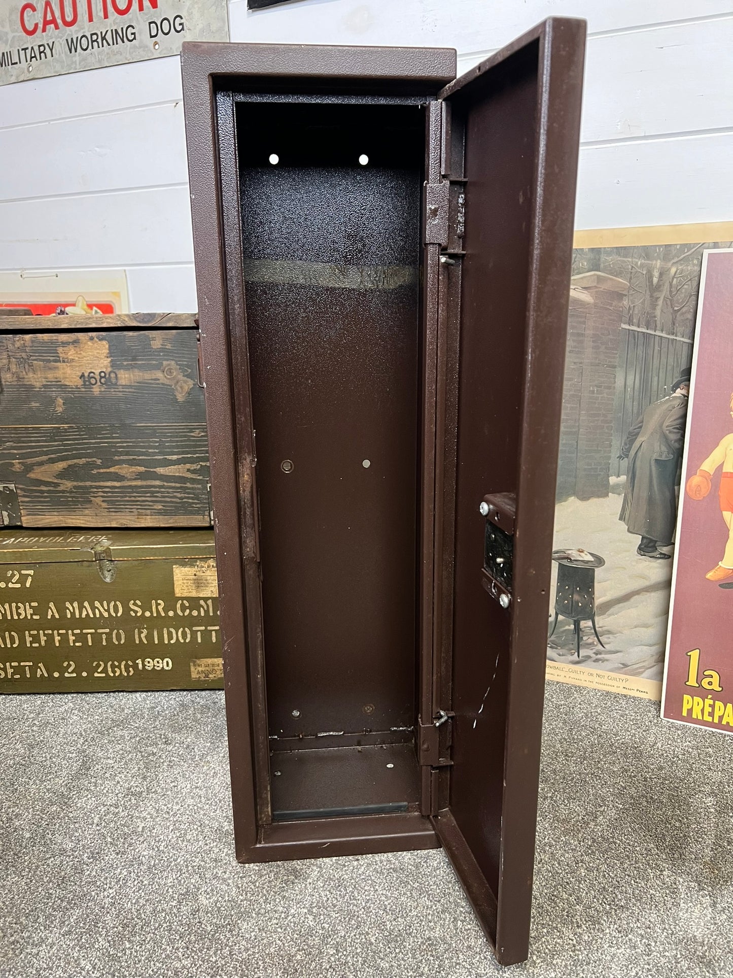 Heavy Duty Metal Gun Cabinet Gun Safe Locker Home Safe Reclaimed