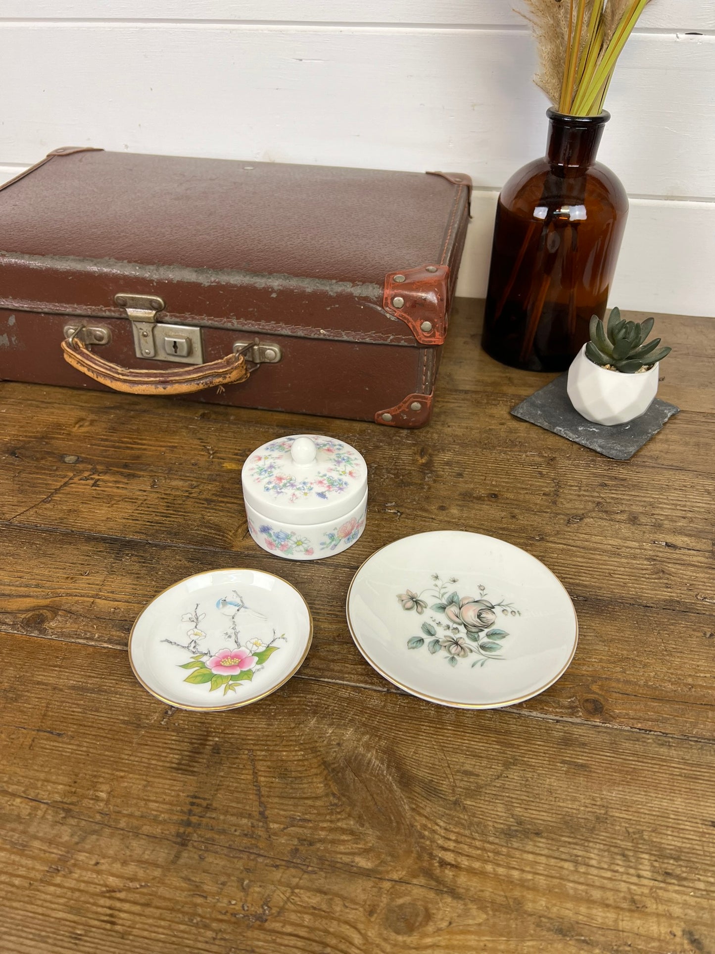 Vintage Bone China Job Lot Trinket Butter Dish Royal Doulton, Coalport & Wedgwood