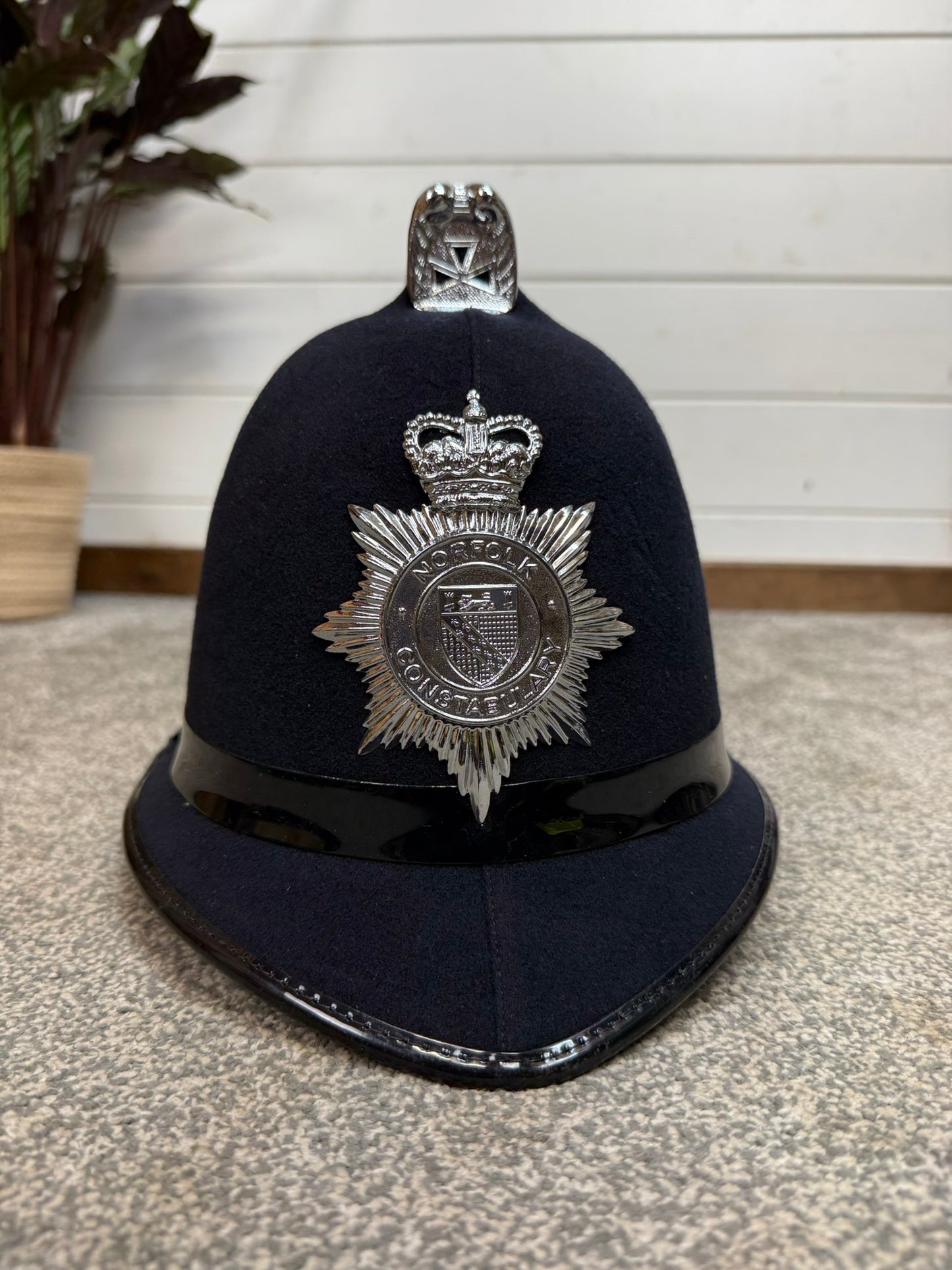 Ex Norfolk Constabulary Police Bobby Helmet Collectors Display Prop