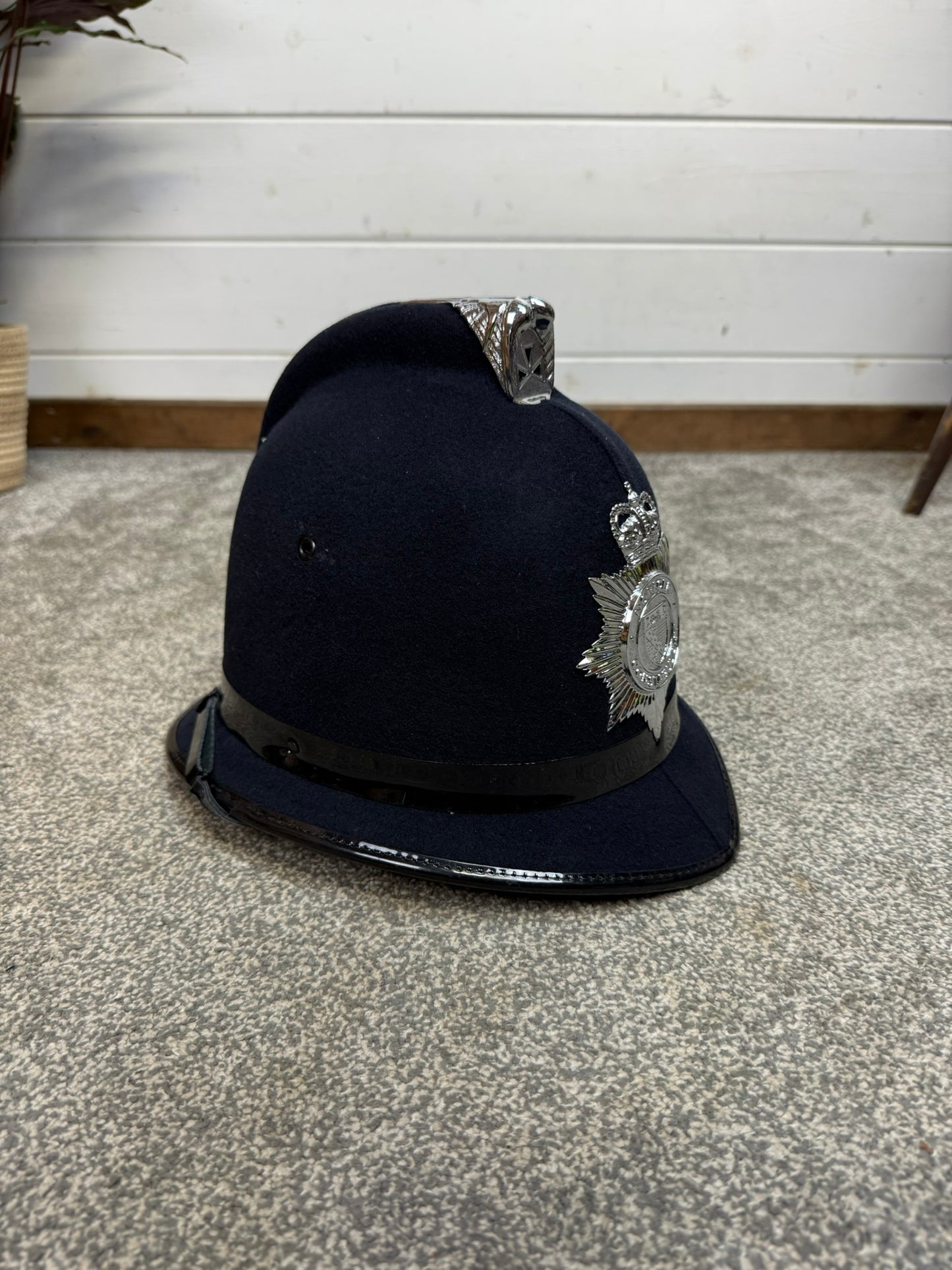 Ex Norfolk Constabulary Police Bobby Helmet Collectors Display Prop