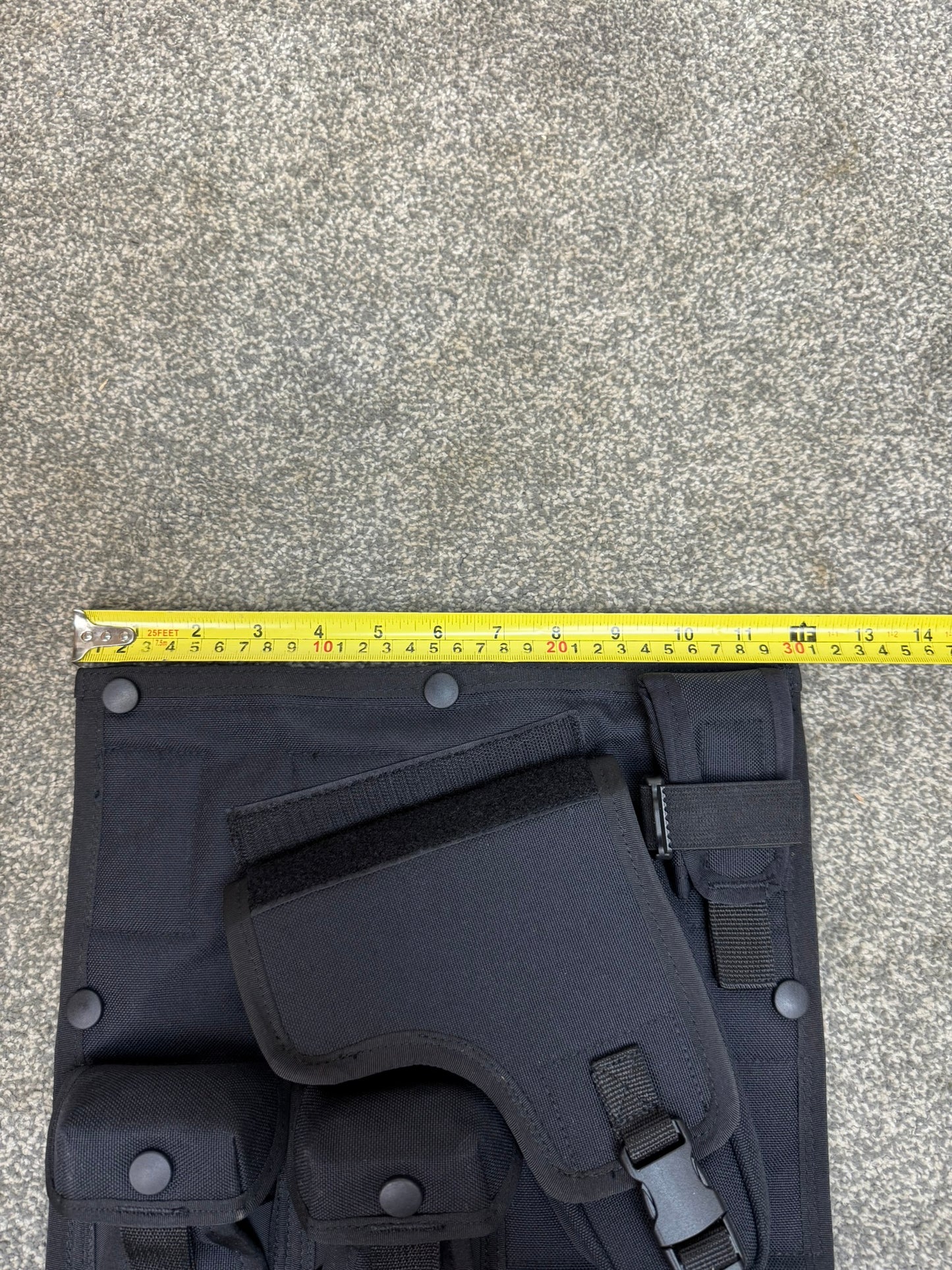 Ex Police Modular Vest Panel Taser X26 Holster & Pouches