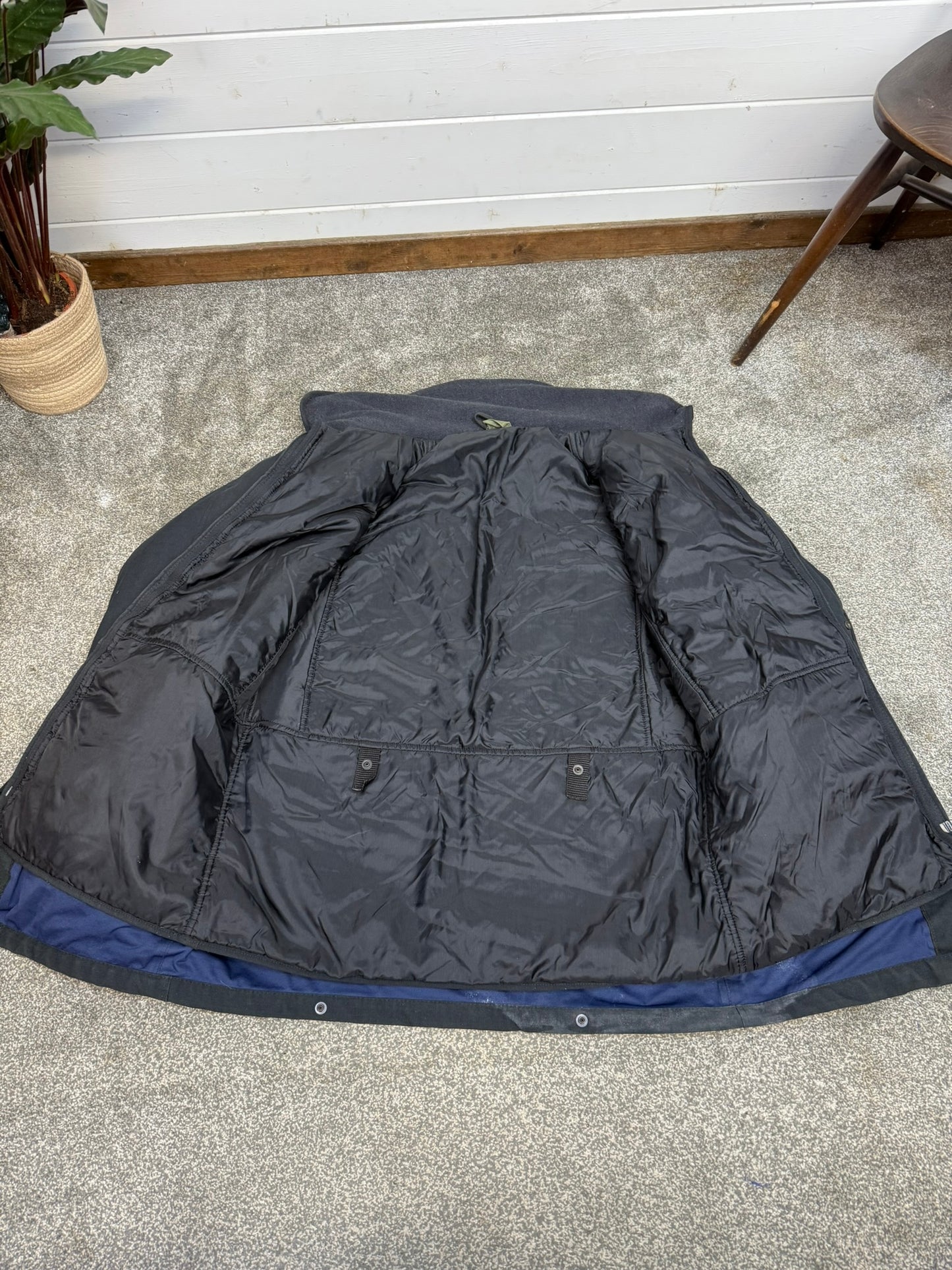 Ex Police Arktis Black Jacket Lined Coat Security Smock MEDIUM Military SAS