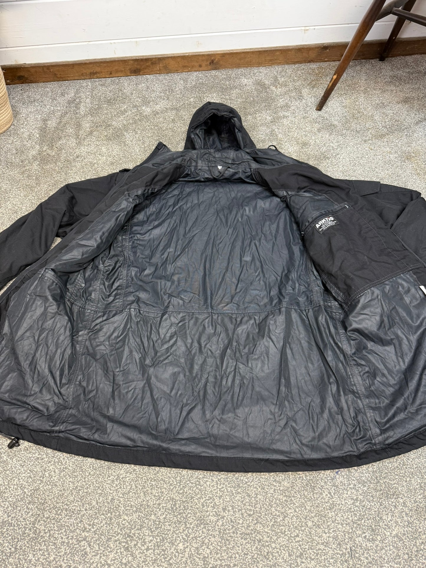 Ex Police Arktis Black B110 Combat Smock SAS Special Forces Field Jacket
