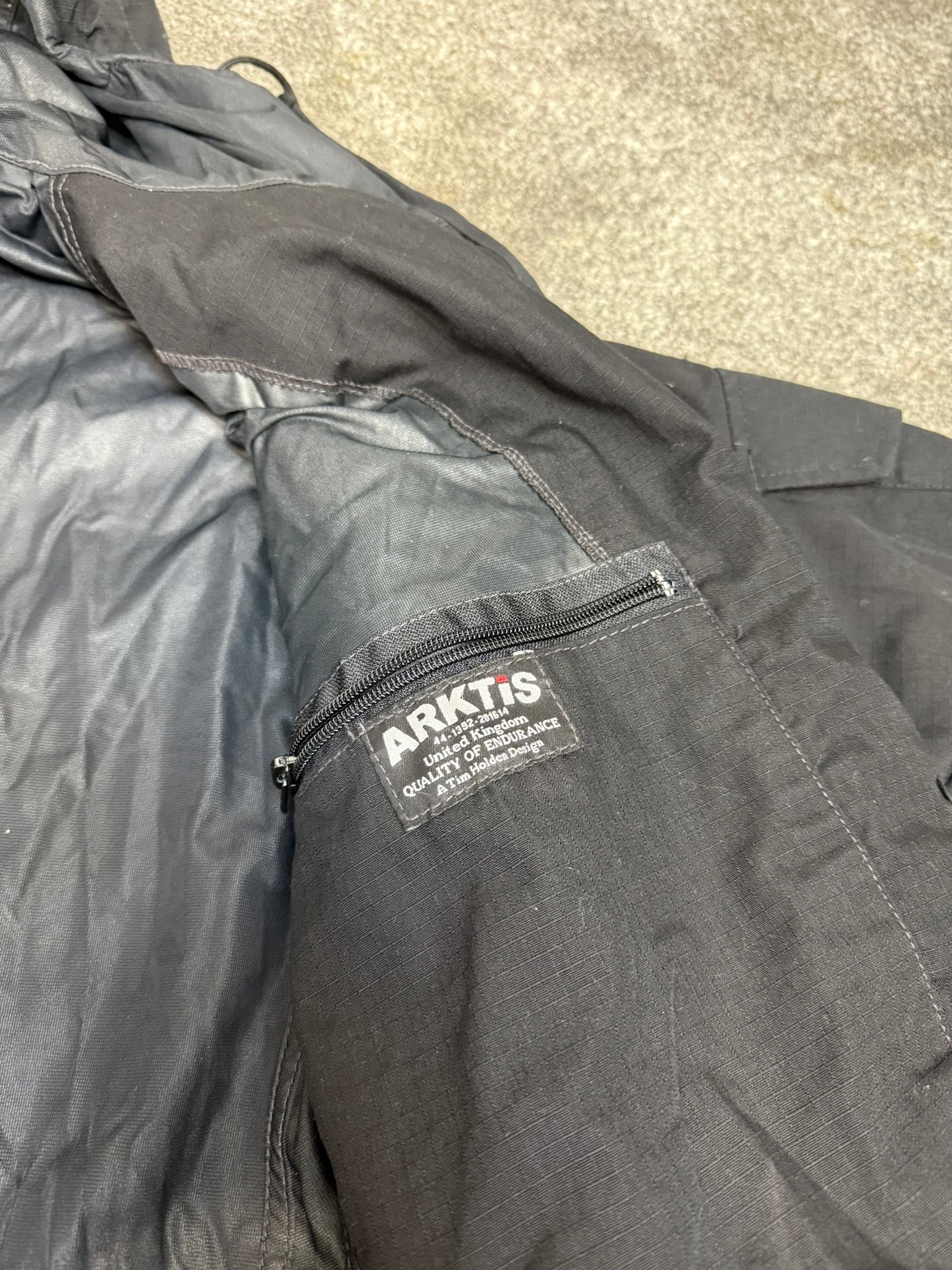 Ex Police Arktis Black B110 Combat Smock SAS Special Forces Field Jacket