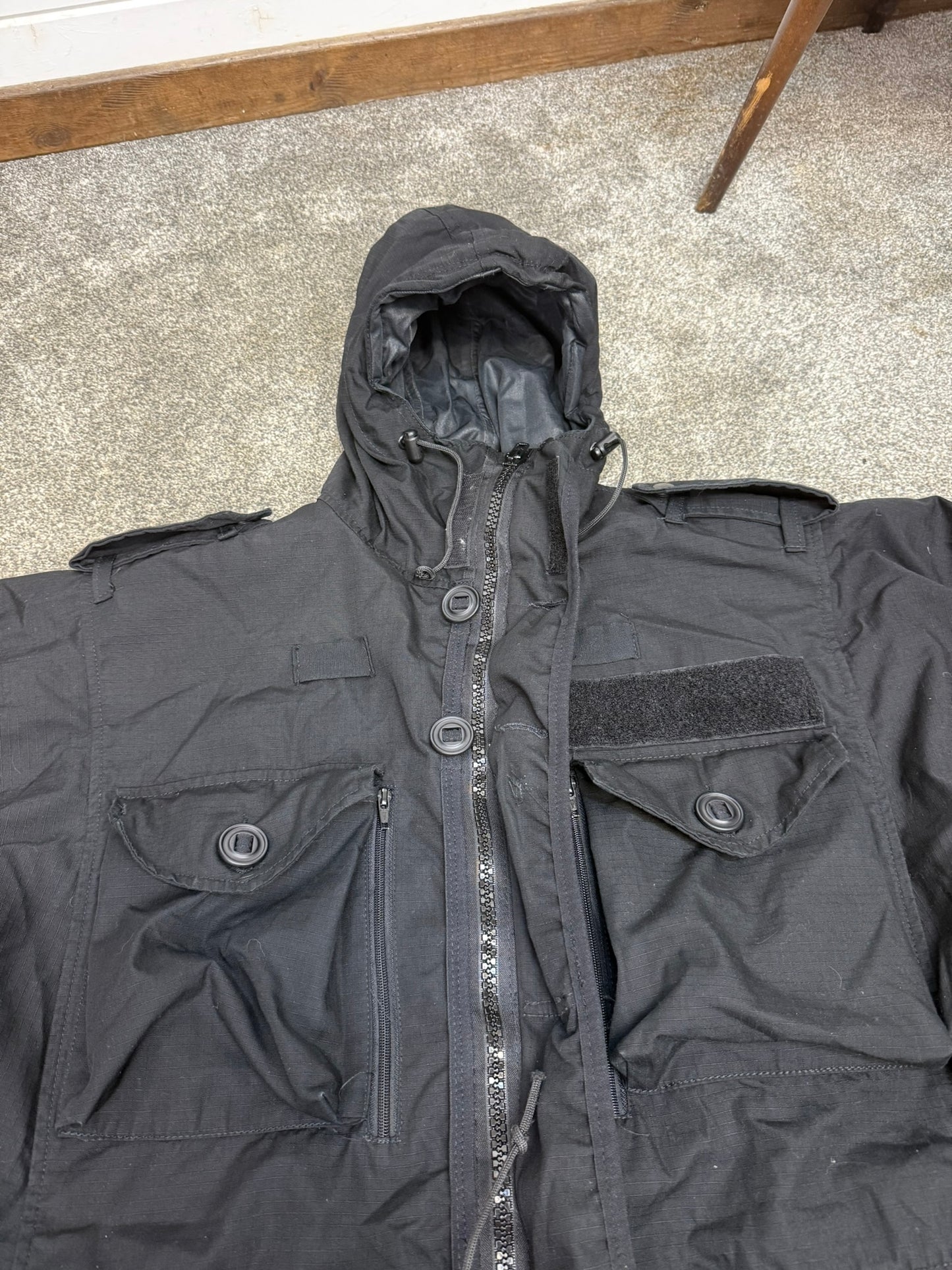 Ex Police Arktis Black B110 Combat Smock SAS Special Forces Field Jacket