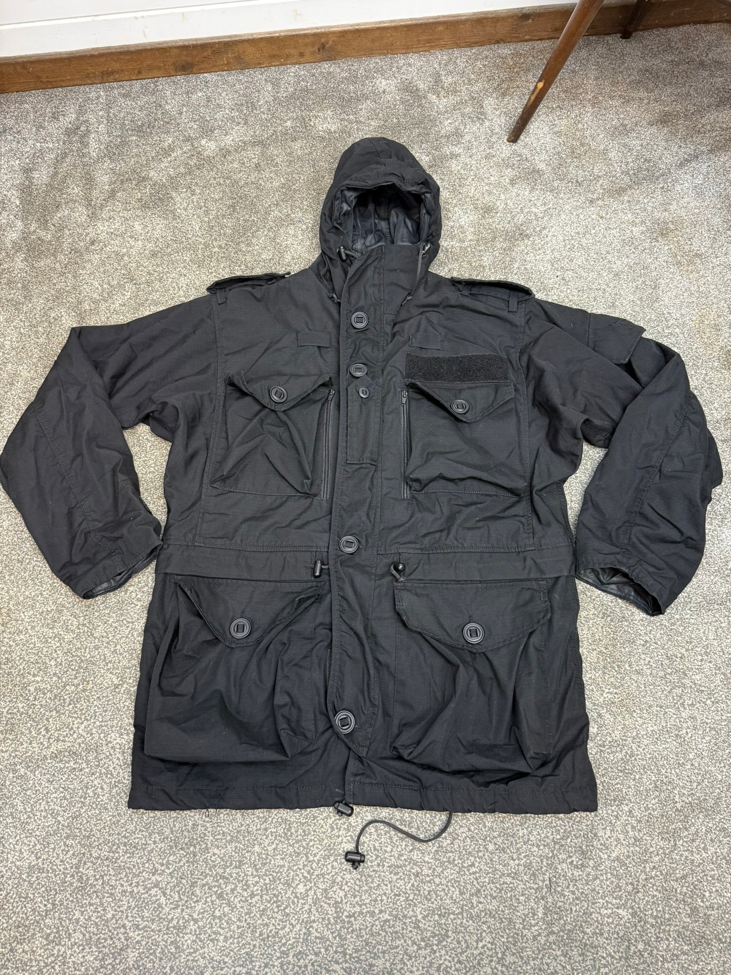 Ex Police Arktis Black B110 Combat Smock SAS Special Forces Field Jacket