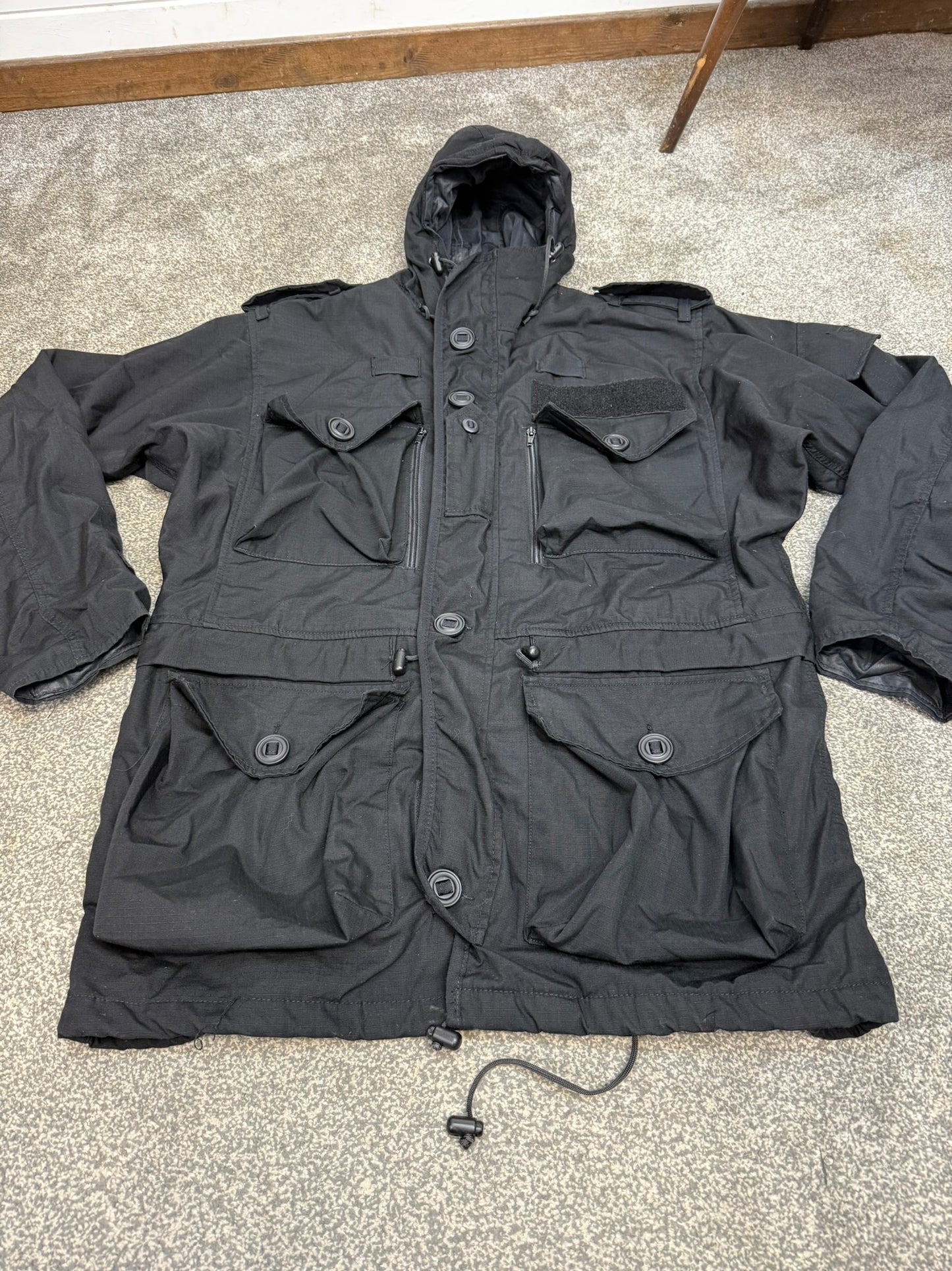 Ex Police Arktis Black B110 Combat Smock SAS Special Forces Field Jacket