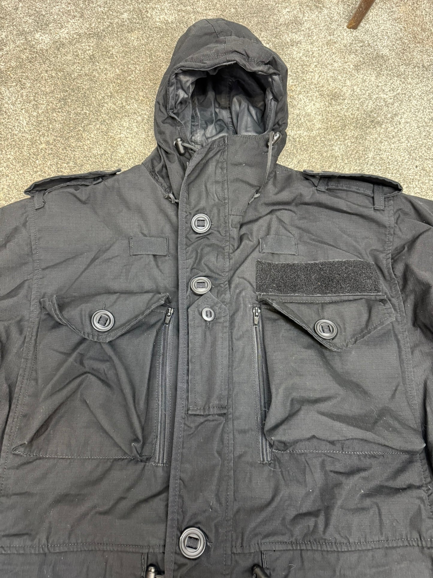 Ex Police Arktis Black B110 Combat Smock SAS Special Forces Field Jacket