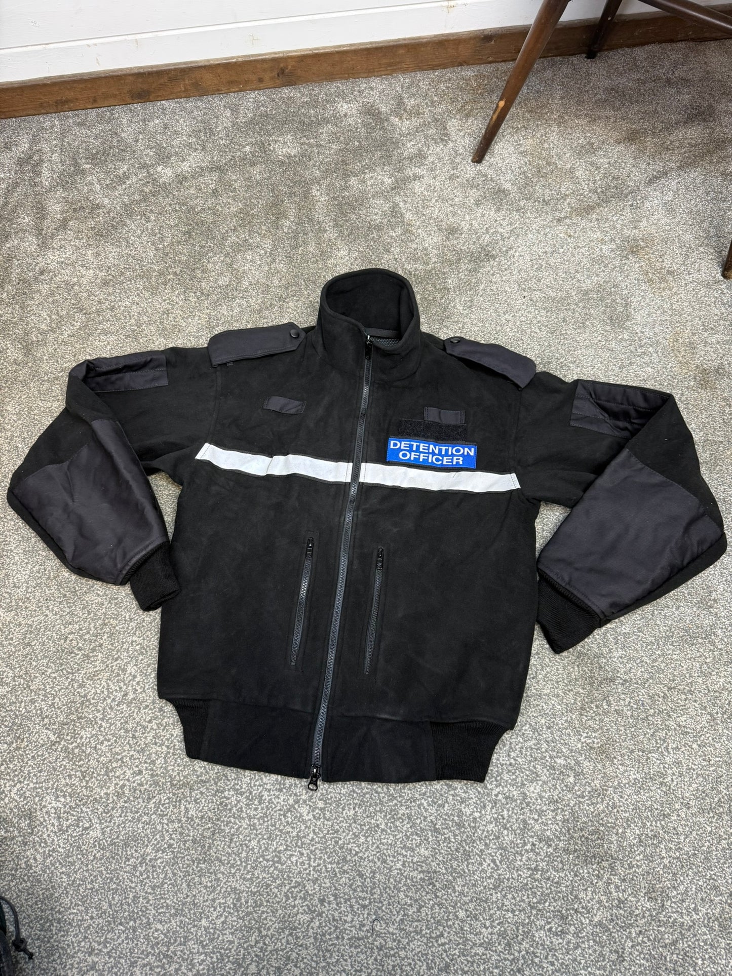 Ex Custody Police Detention Officer Black Fleece - Collectible Film TV Uniform