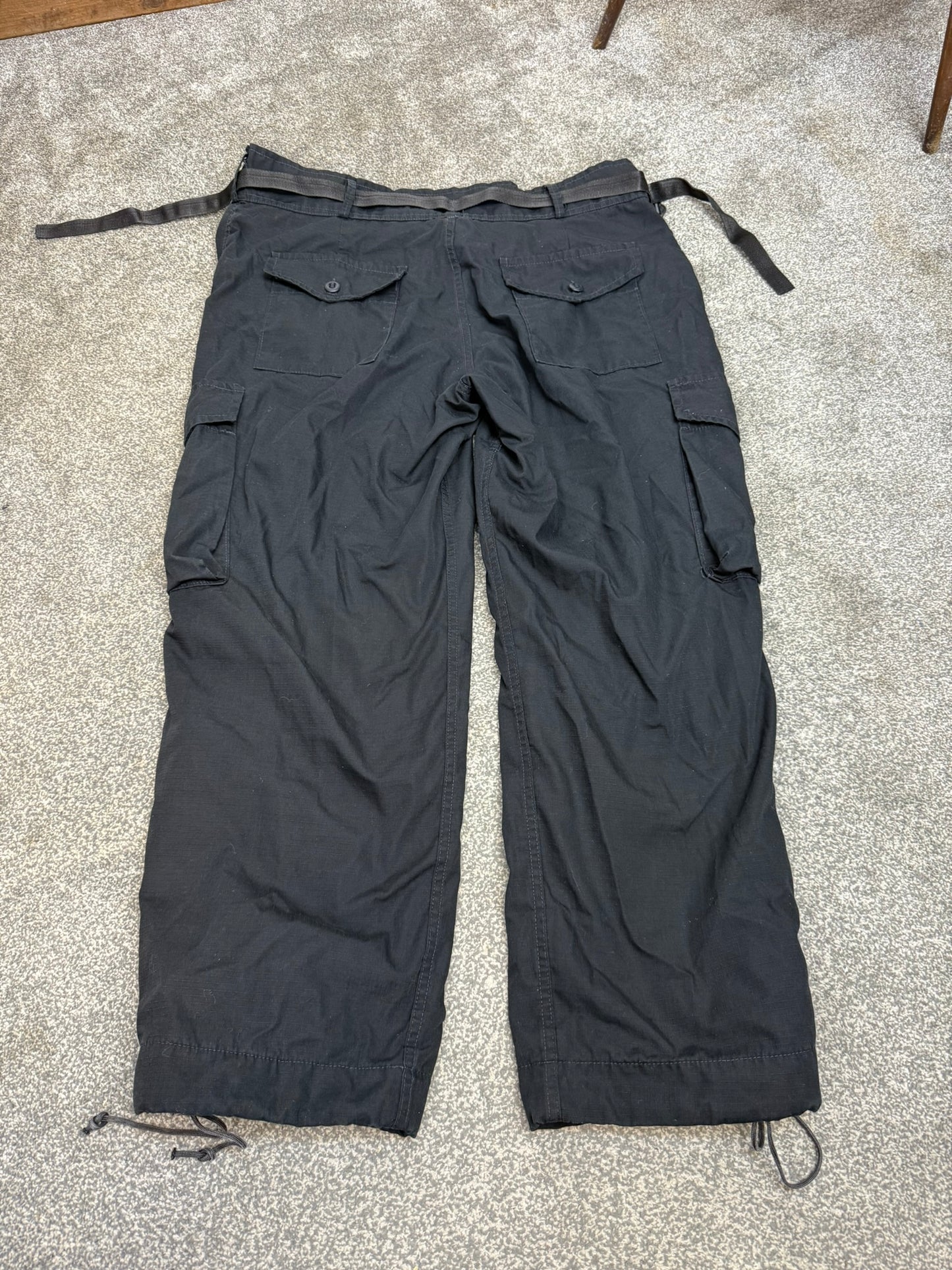 Ex Police Arktis Black Combat Cargo Trousers Waterproof Ripstop Hiking Dog Handler