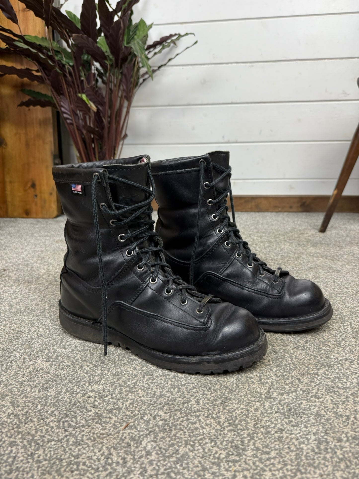 Danner Recon Black Leather Gore-Tex Combat Boots 200g GTX - UK 7.5