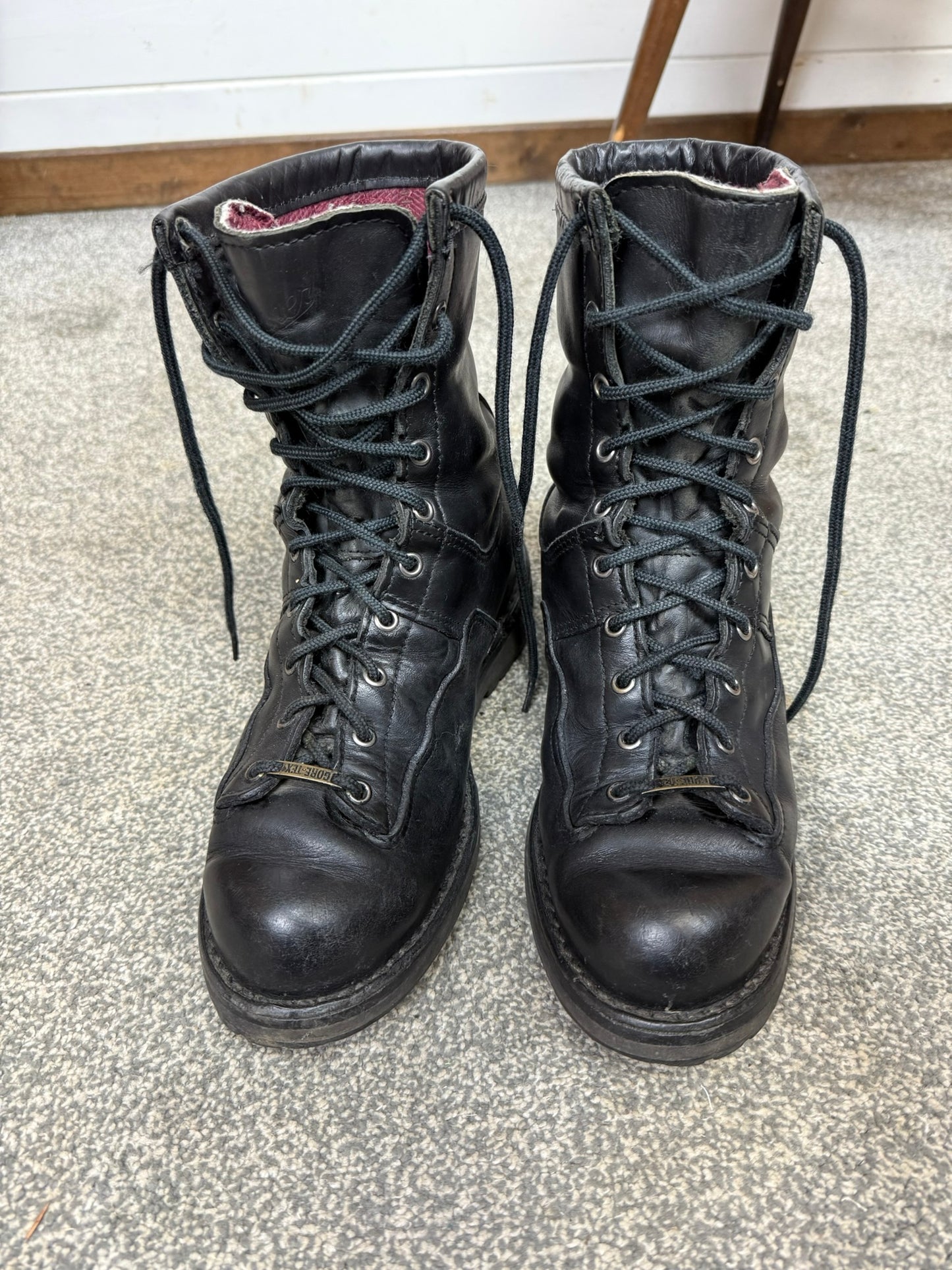 Danner Recon Black Leather Gore-Tex Combat Boots 200g GTX - UK 7.5