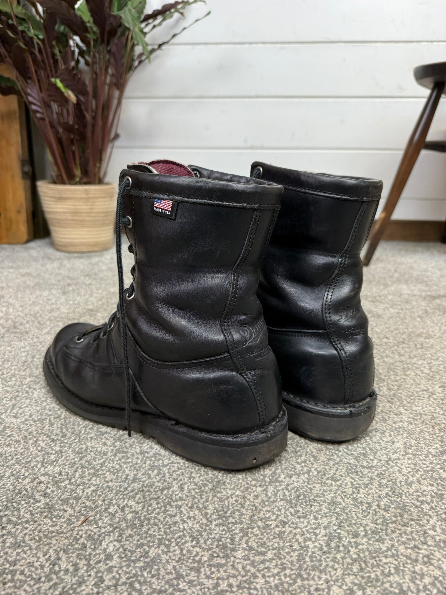 Danner Recon Black Leather Gore-Tex Combat Boots 200g GTX - UK 7.5