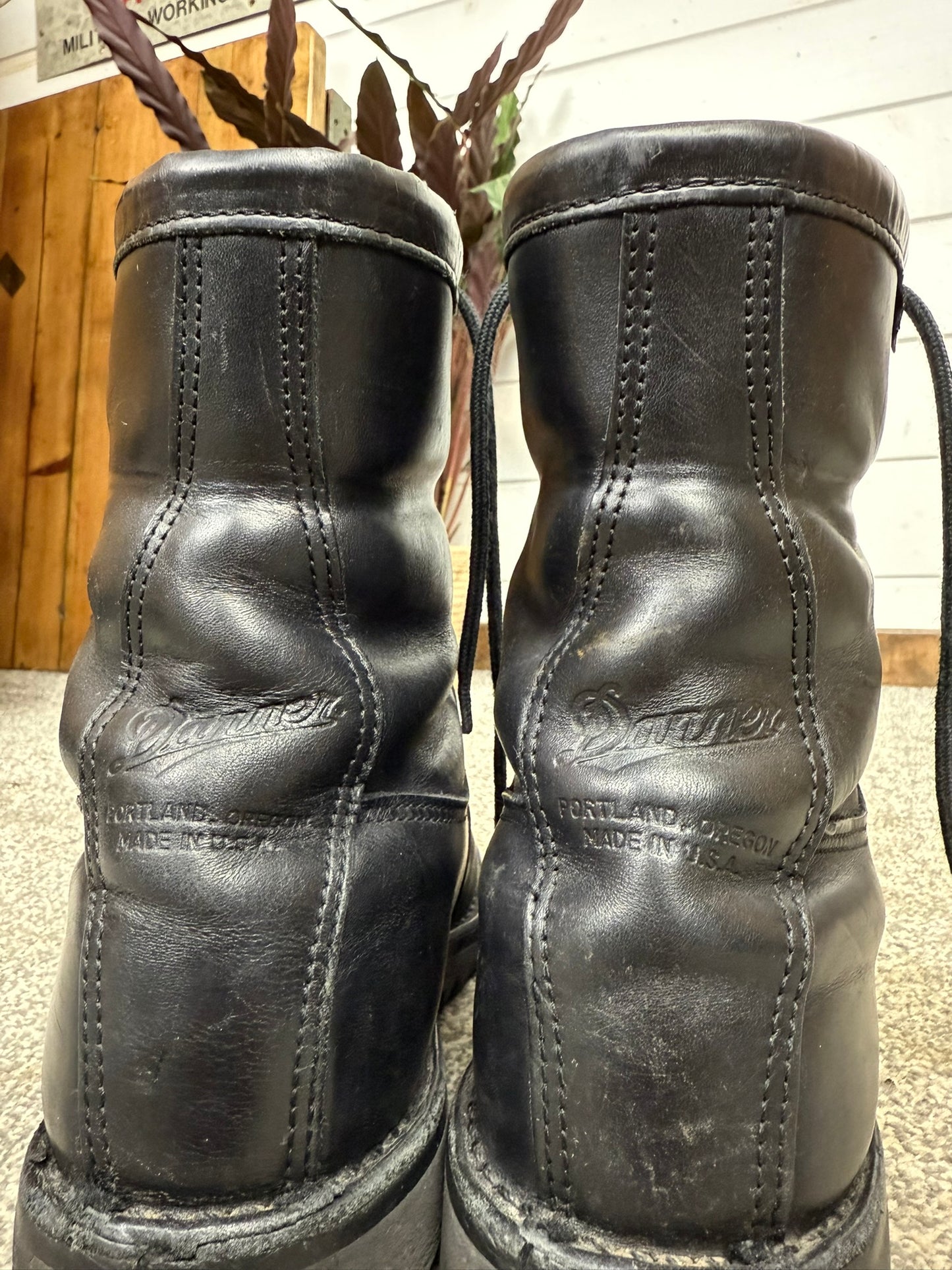 Danner Recon Black Leather Gore-Tex Combat Boots 200g GTX - UK 7.5