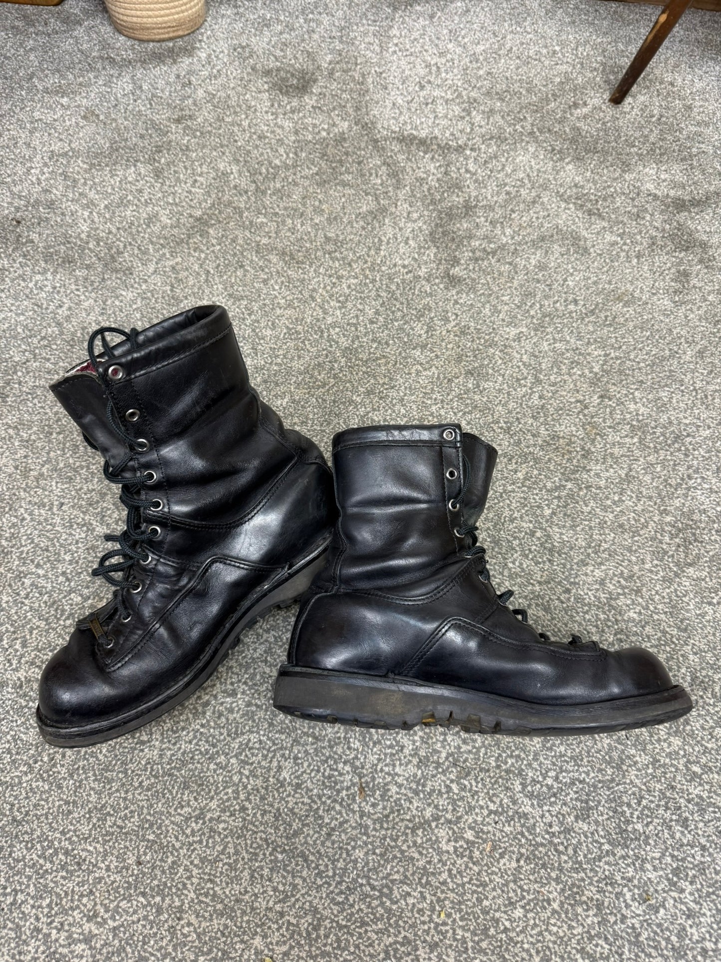 Danner Recon Black Leather Gore-Tex Combat Boots 200g GTX - UK 7.5