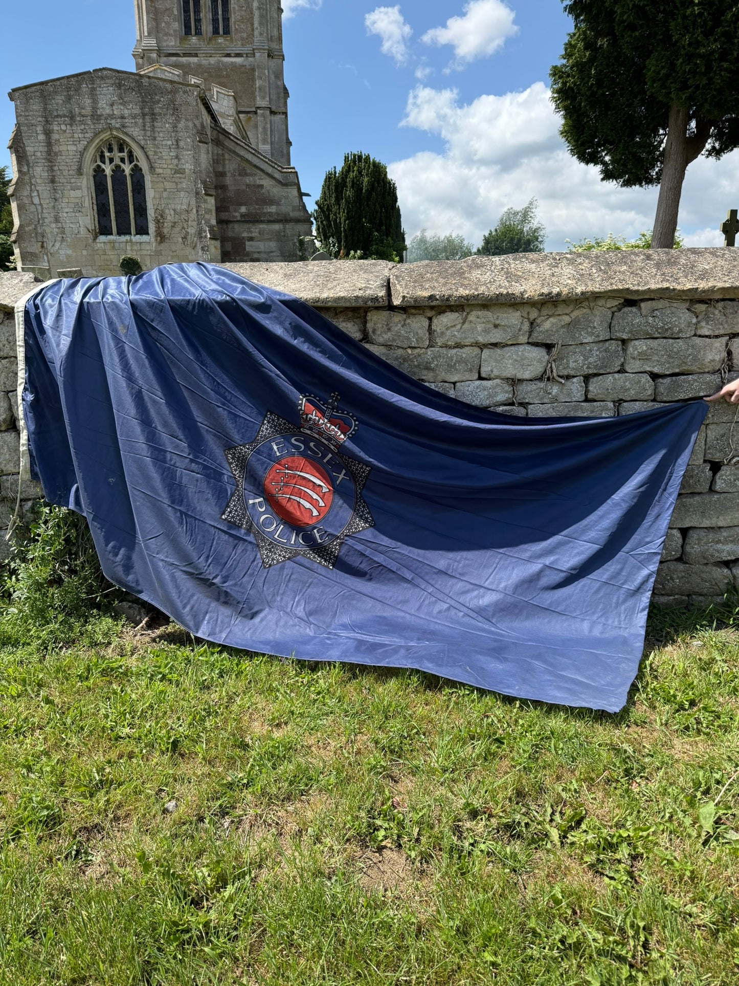 Genuine Rare Essex Police Flag Large Police Station Flag Memorabilia Collectable Display