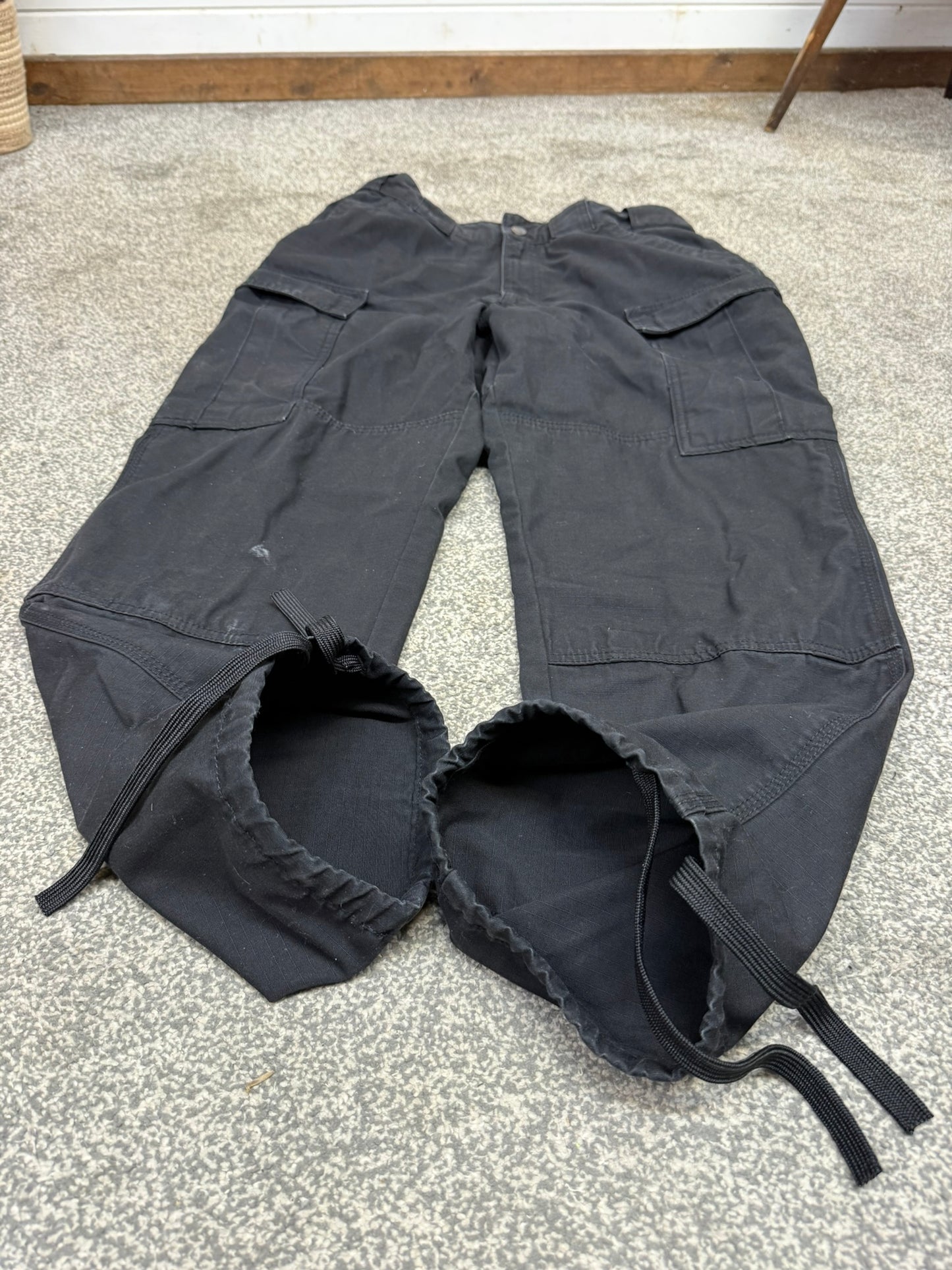5.11 Tactical Series Cargo Ripstop Trousers Black W31 L30 Ex Police Security Work