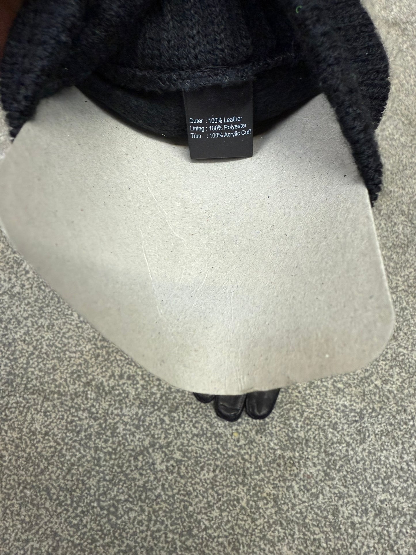 NEW Ex Police Leather Gloves LARGE - Driving Security SIA Patrol