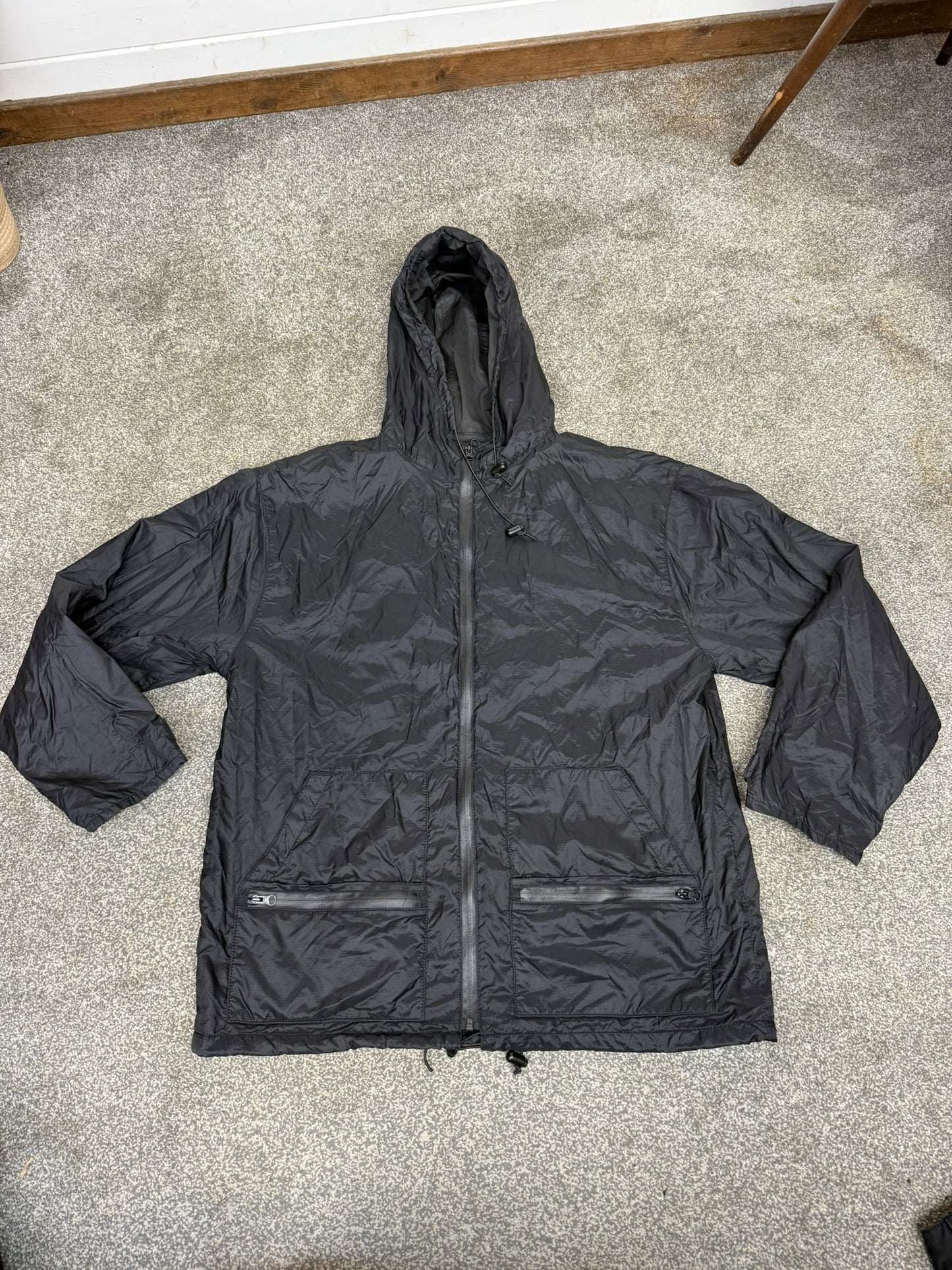 Arktis A310 V1 Black Rainshield Jacket Coat LARGE Ripstop Waterproof Lightweight