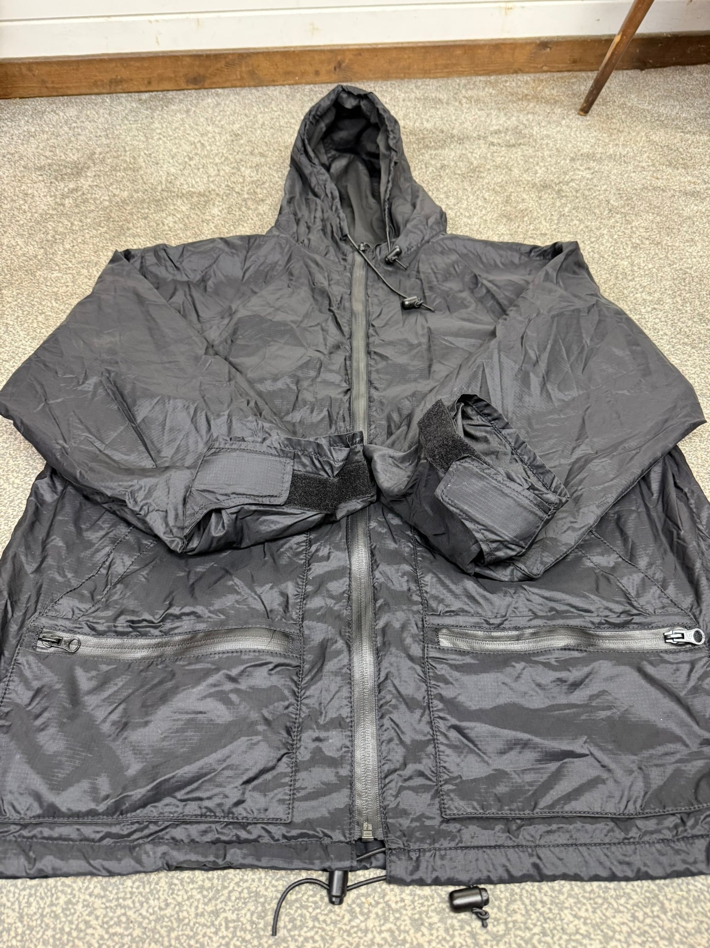 Arktis A310 V1 Black Rainshield Jacket Coat LARGE Ripstop Waterproof Lightweight
