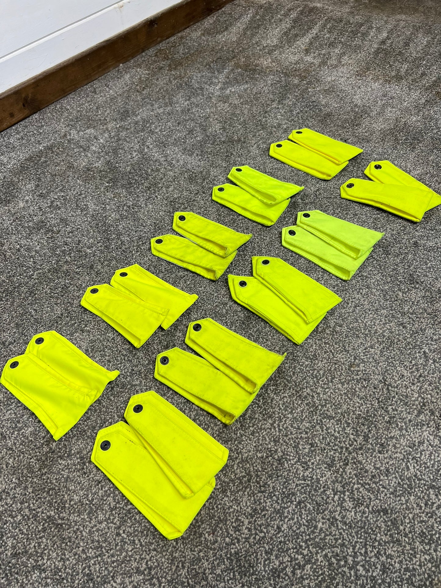 10x Ex Police Hi-Vis Epaulette In Pairs Bundle Job Lot Collector