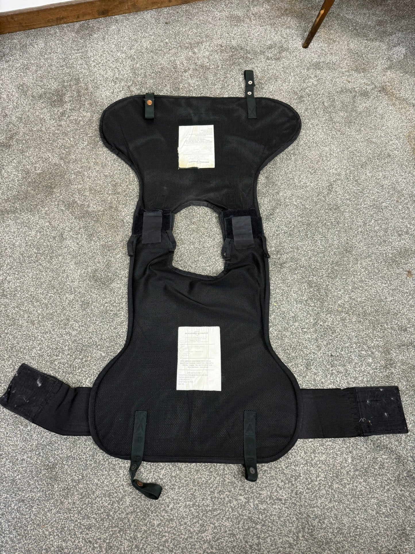 Ex Police Body Armour Stab Vest Bullet Proof Ballistic Large Security Film