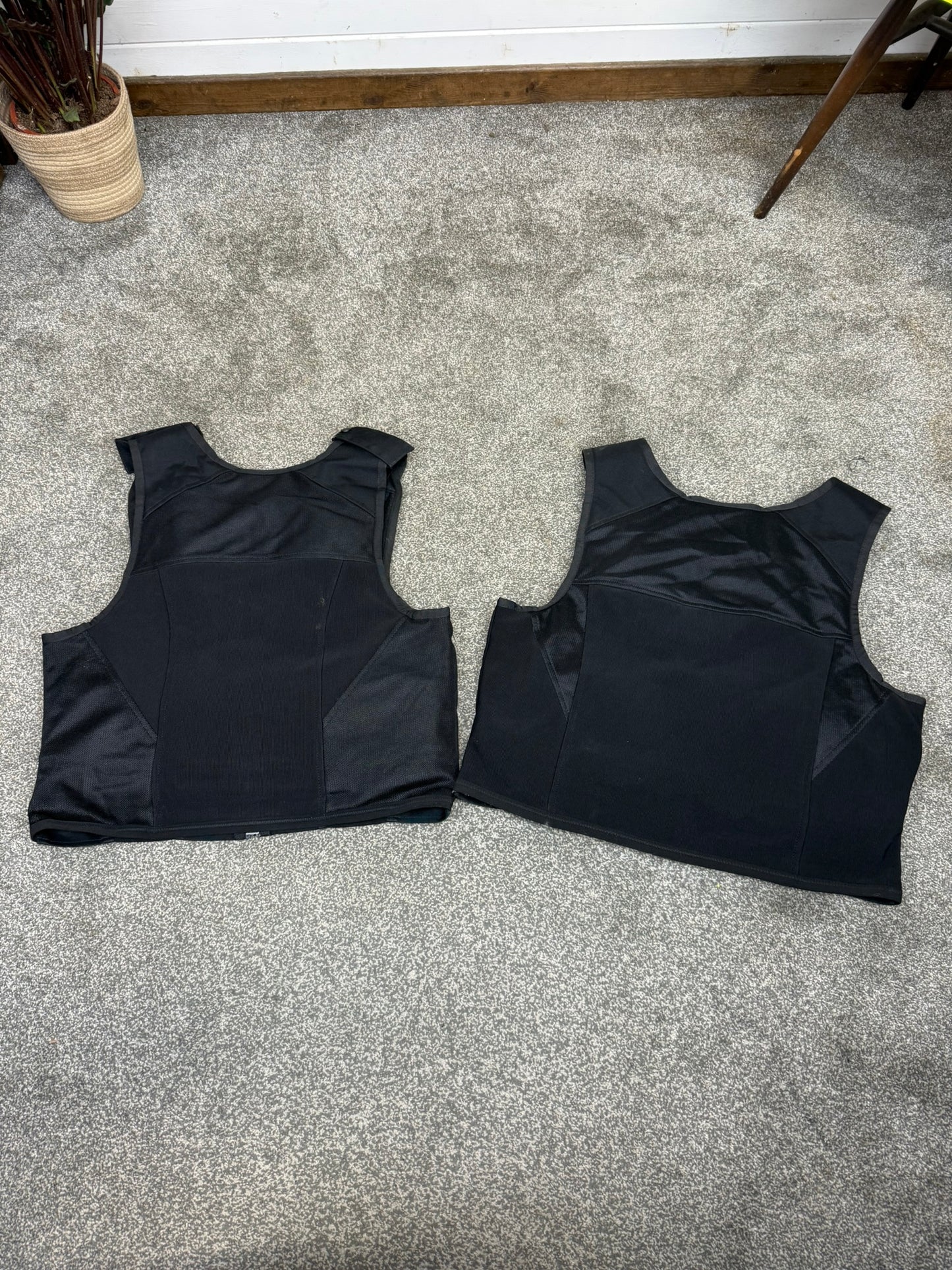 2x Ex Police Cooneen Body Armour Cover LARGE Security Patrol Vest TV Film Prop