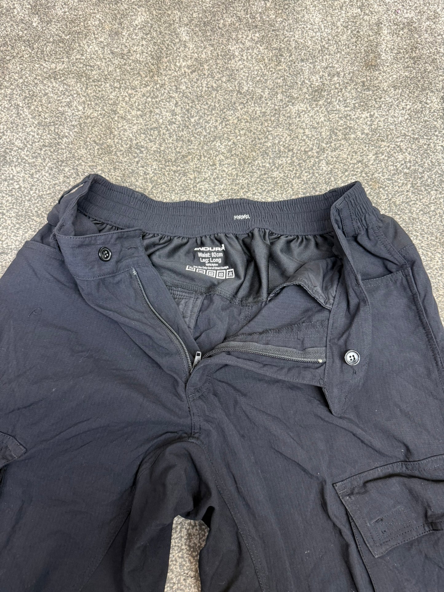 Endura Cycling Trousers 36" Ripstop Ex Police Cargo Bike Trousers