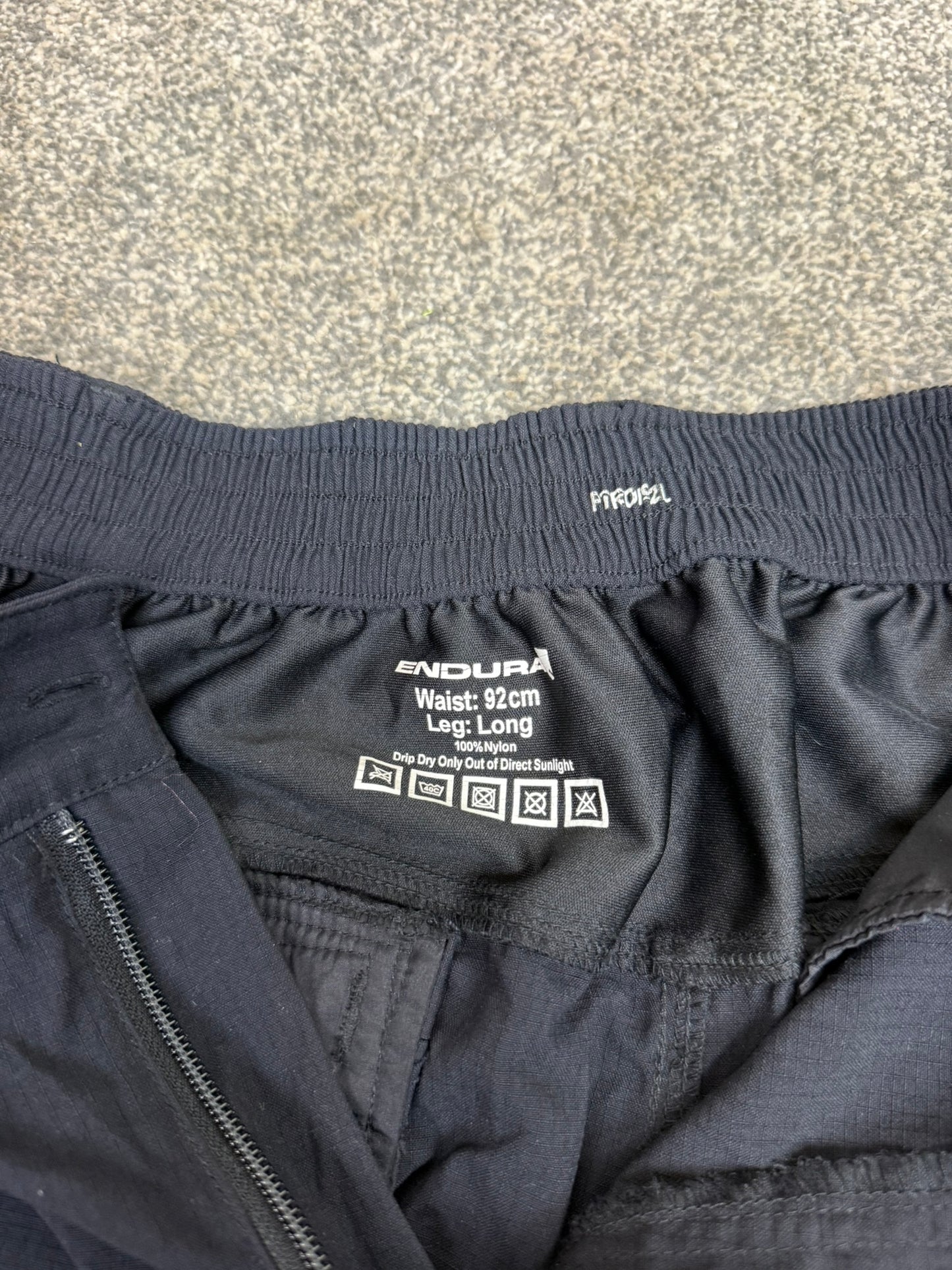 Endura Cycling Trousers 36" Ripstop Ex Police Cargo Bike Trousers