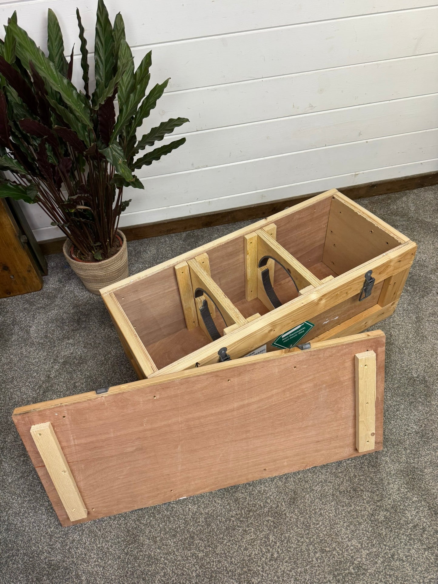 Wooden Chest Trunk Storage Box Upcycle Blanket Box Rustic Home Display
