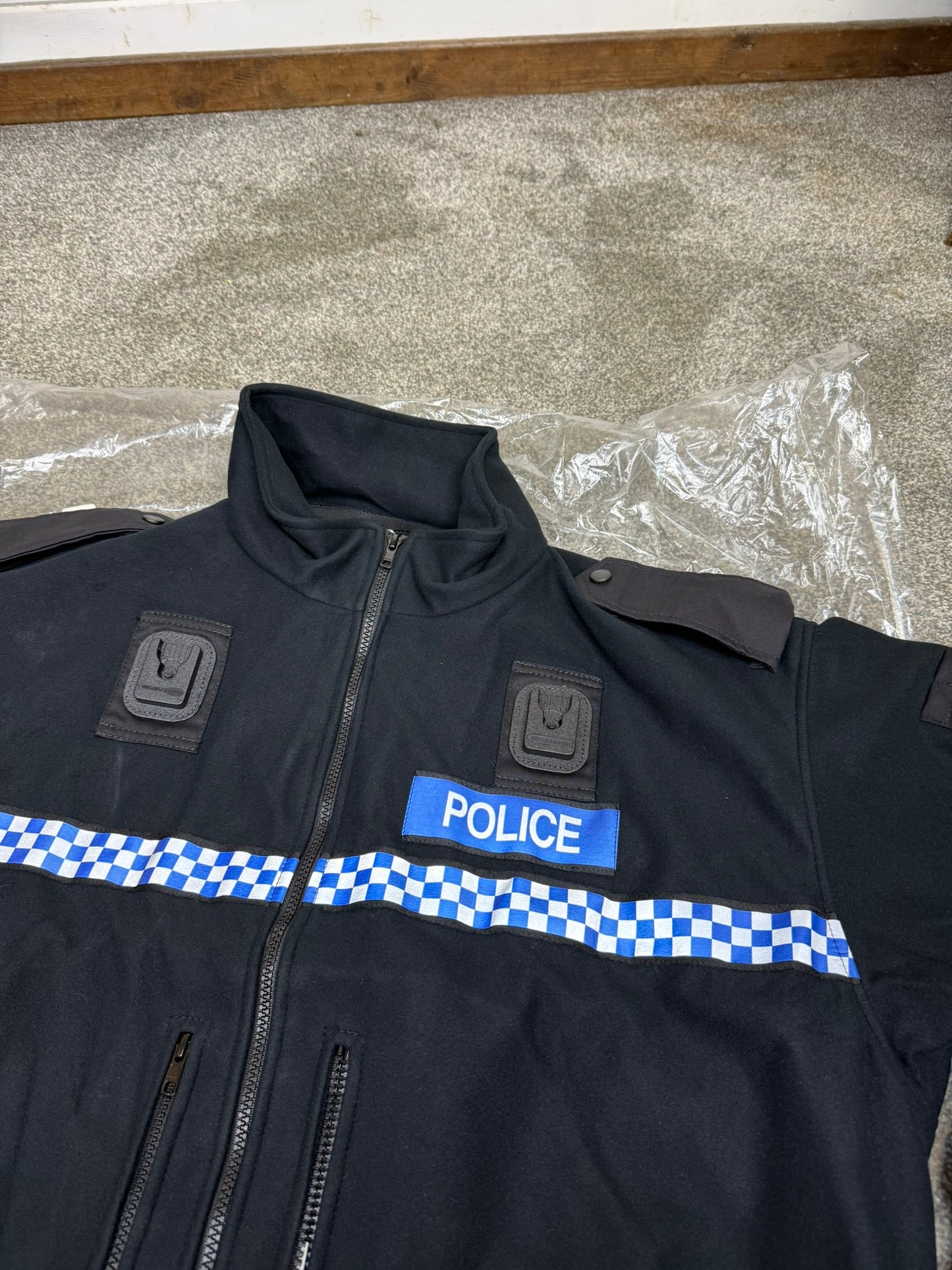 NEW Ex Police Black Tornado Fleece XXXL Film TV Uniform Collector Display
