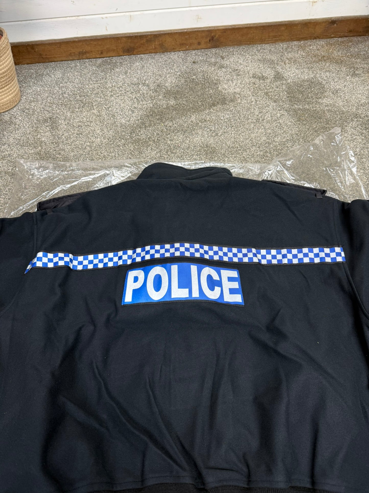 NEW Ex Police Black Tornado Fleece XXXL Film TV Uniform Collector Display