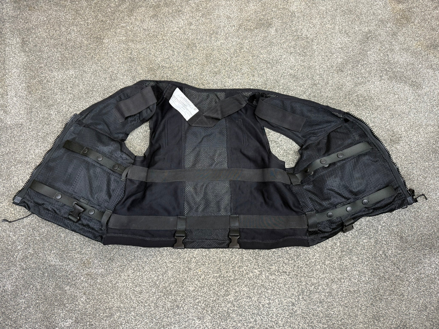 Ex Police Safariland Black Molle Firearms Vest Tactical Utility Security Vest XL - VGC