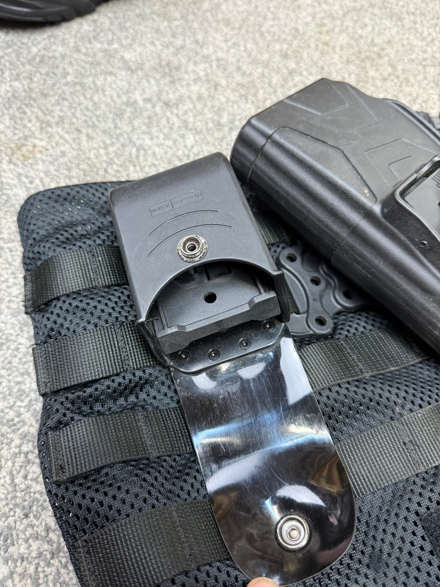 Ex Police Safariland Black Molle Firearms Vest Tactical Utility Security Vest XL