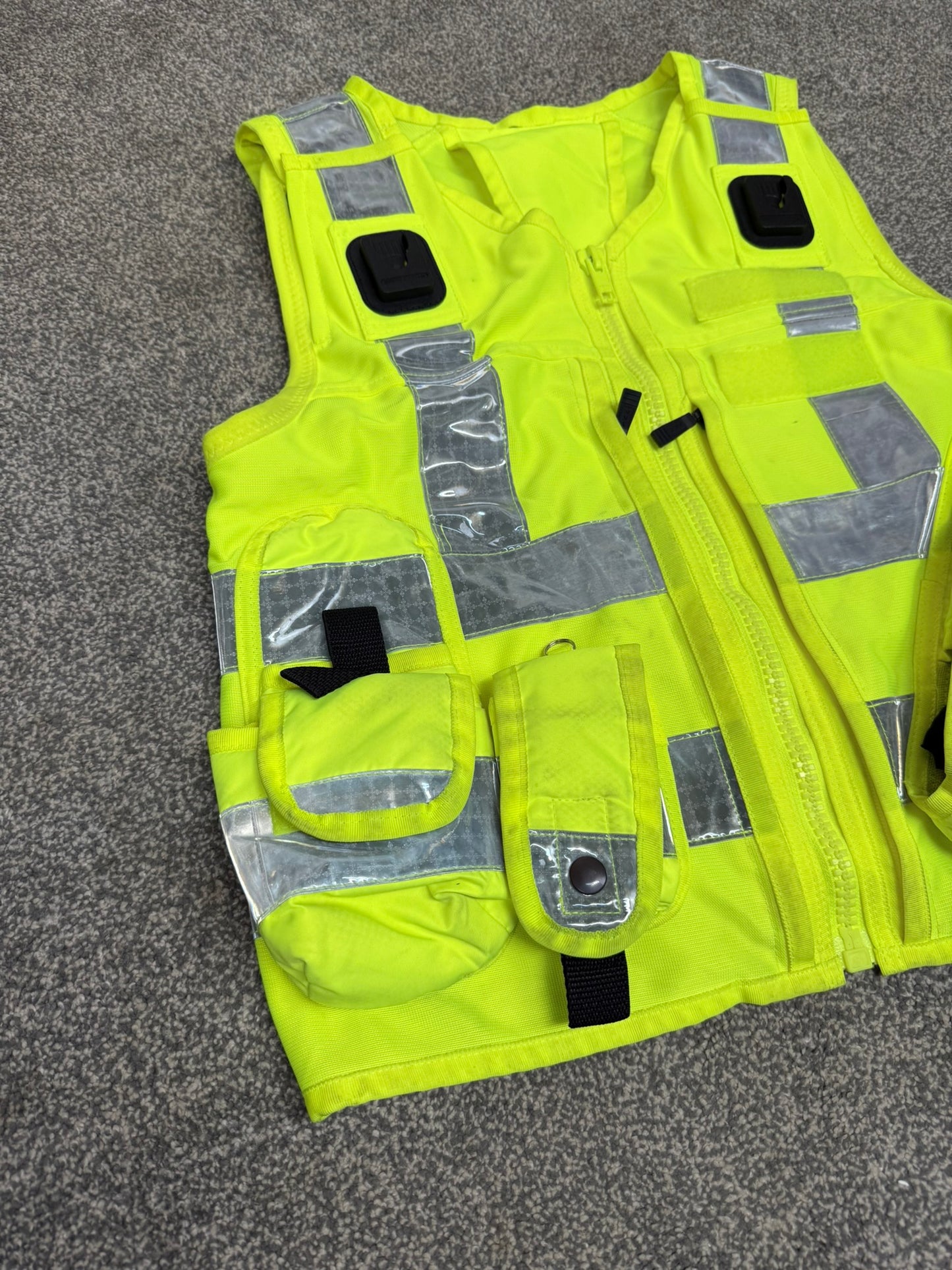 Ex Police Hi Vis Tac Vest Equipment Utility Vest Model 774 Patrol SIA Security