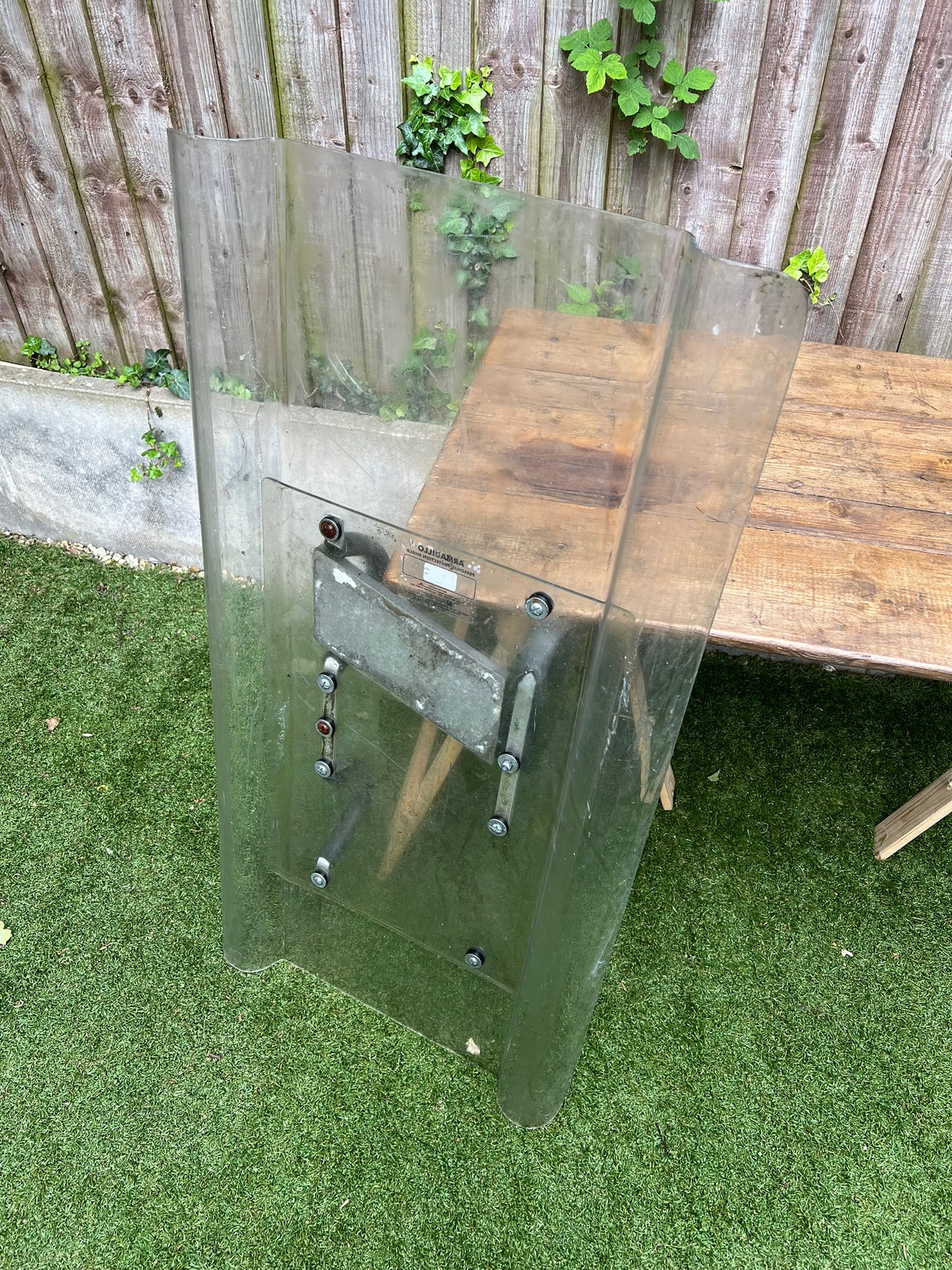 Ex Police Riot Shield Full Size Quirky Wall Art Display LARP Role Play Games Film Prop