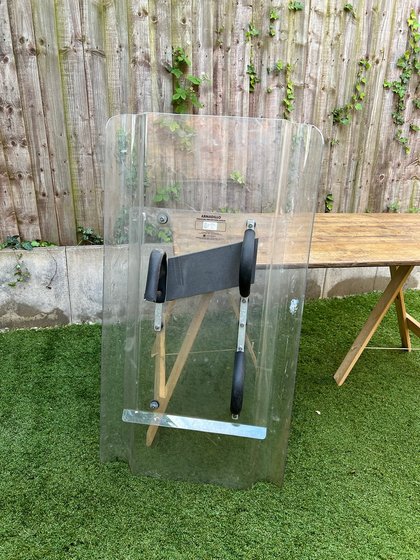 Ex Police Riot Shield Graffiti Art Airsoft Paintball Games Photo Film Prop