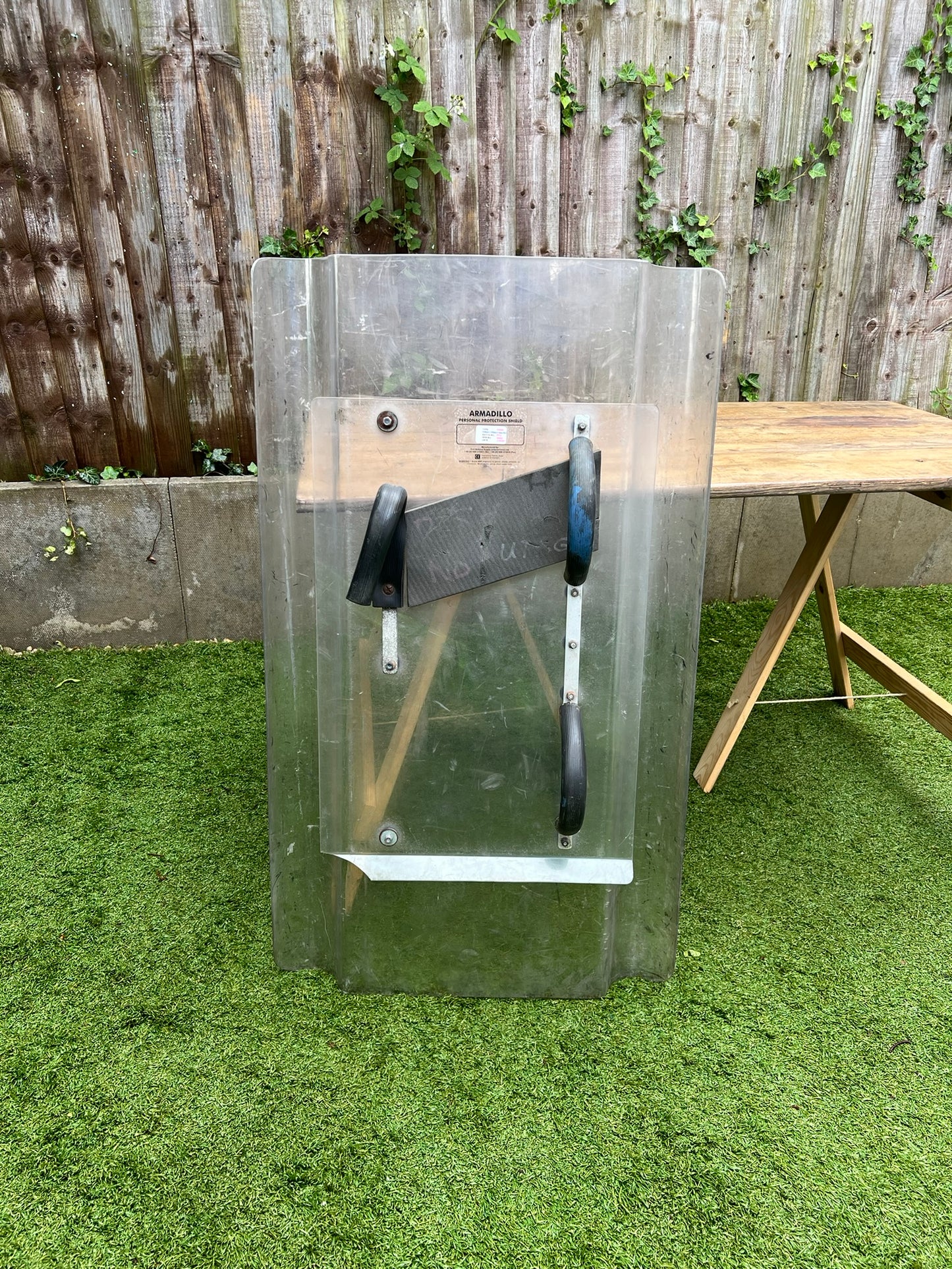 Ex Police Riot Shield Graffiti Art Airsoft Paintball Games Photo Film Prop