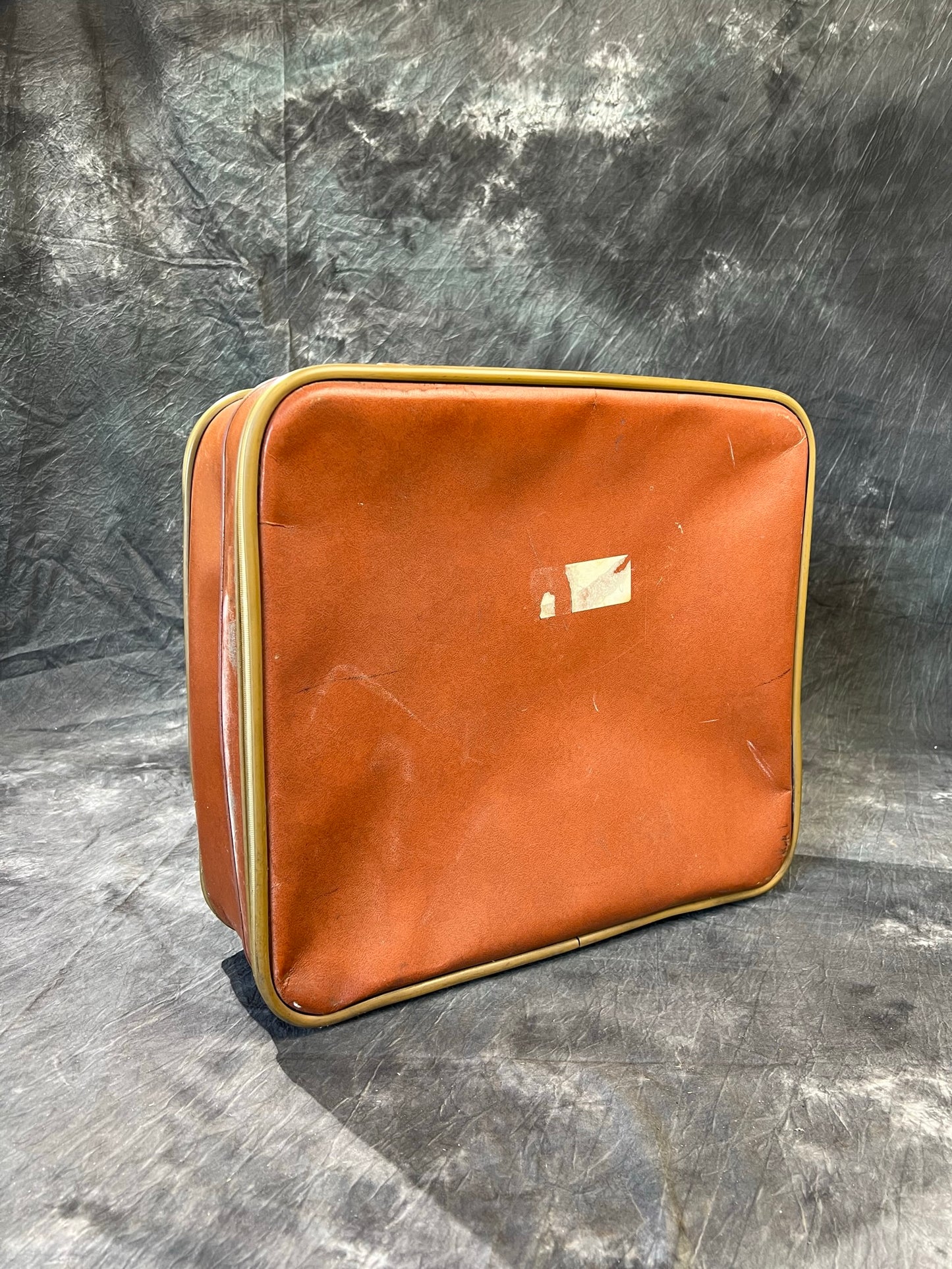 Vintage Brown Suitcase Luggage Case Retro Travel Trunk Boho Décor Display