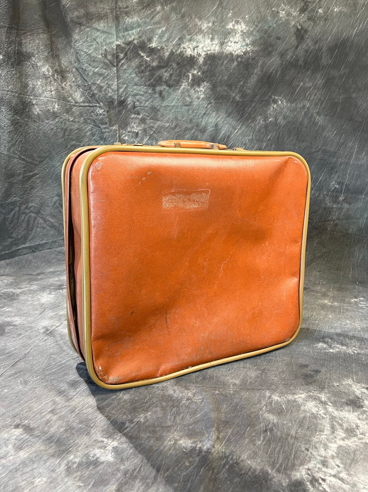 Vintage Brown Suitcase Luggage Case Retro Travel Trunk Boho Décor Display