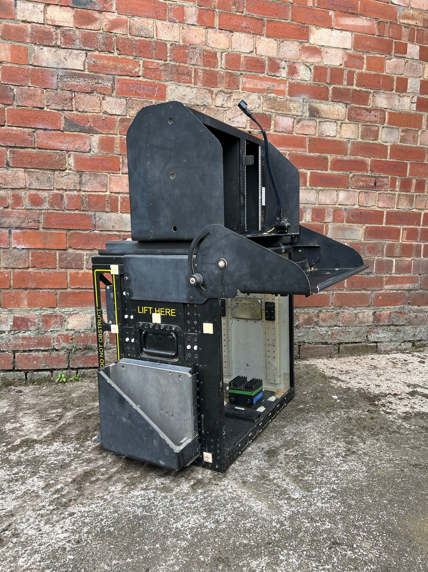 Reclaimed Military Aircraft Table Aviation Upcycle Project Console Desk Office Furniture
