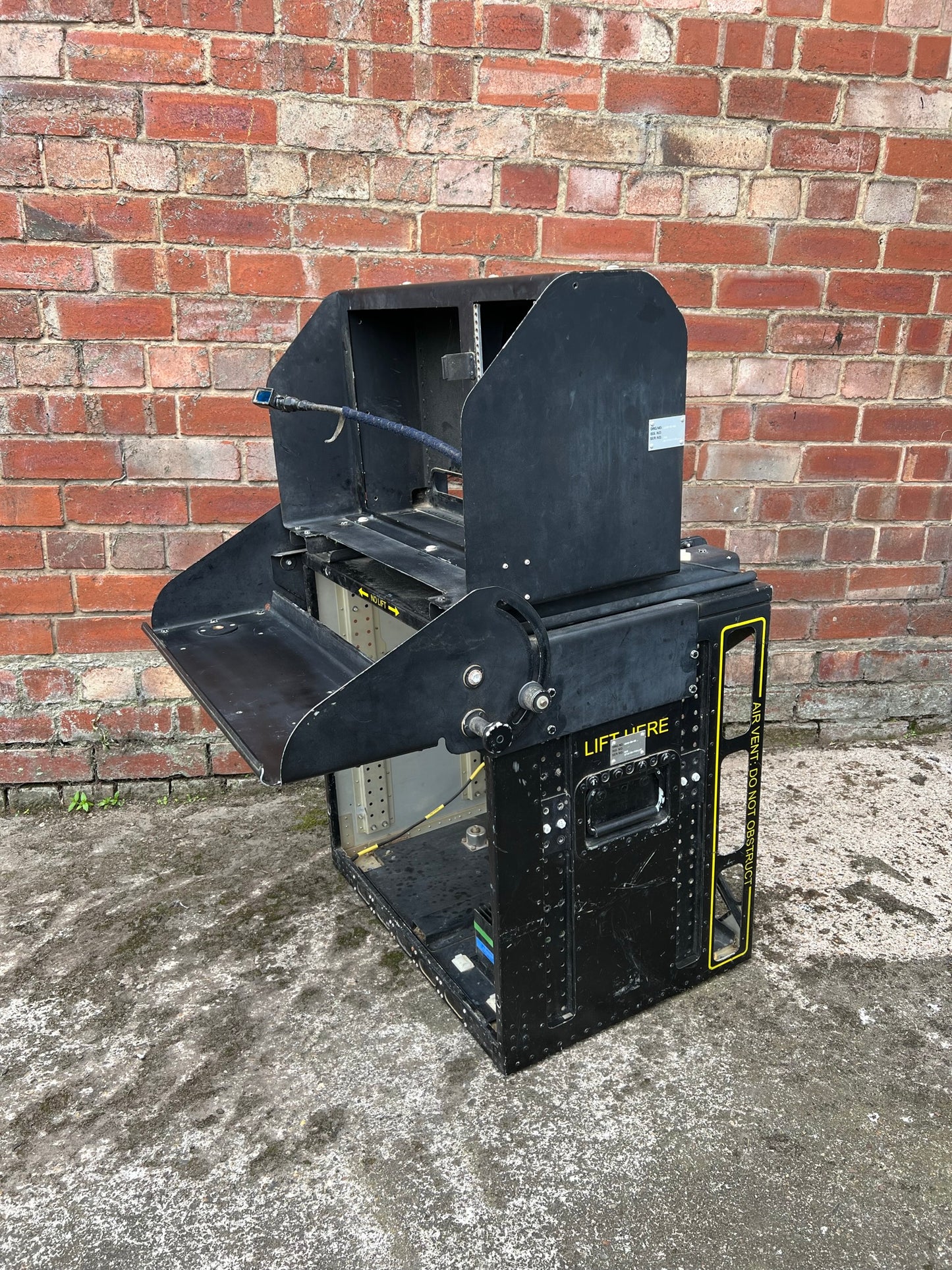 Reclaimed Military Aircraft Table Aviation Upcycle Project Console Desk Office Furniture
