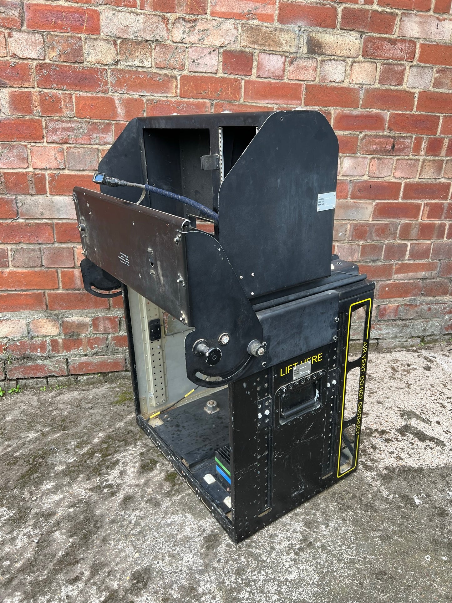 Reclaimed Military Aircraft Table Aviation Upcycle Project Console Desk Office Furniture