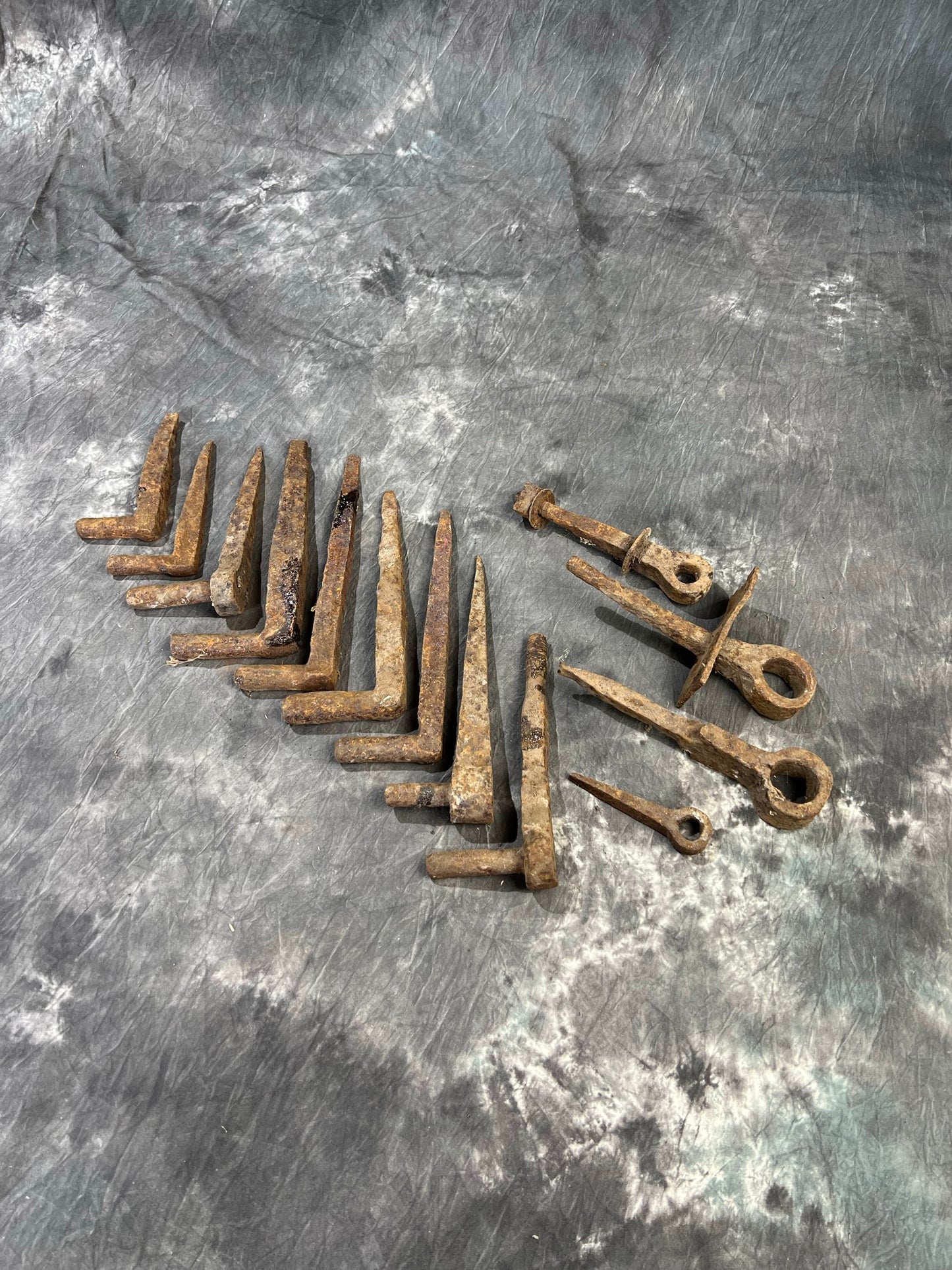 13x Vintage Reclaimed Gate Post Hinges Job Lot