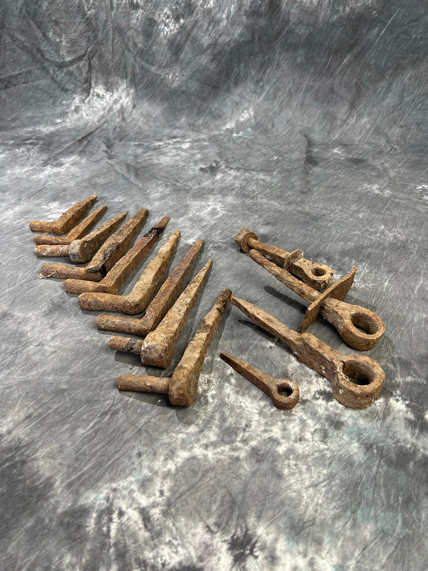 13x Vintage Reclaimed Gate Post Hinges Job Lot