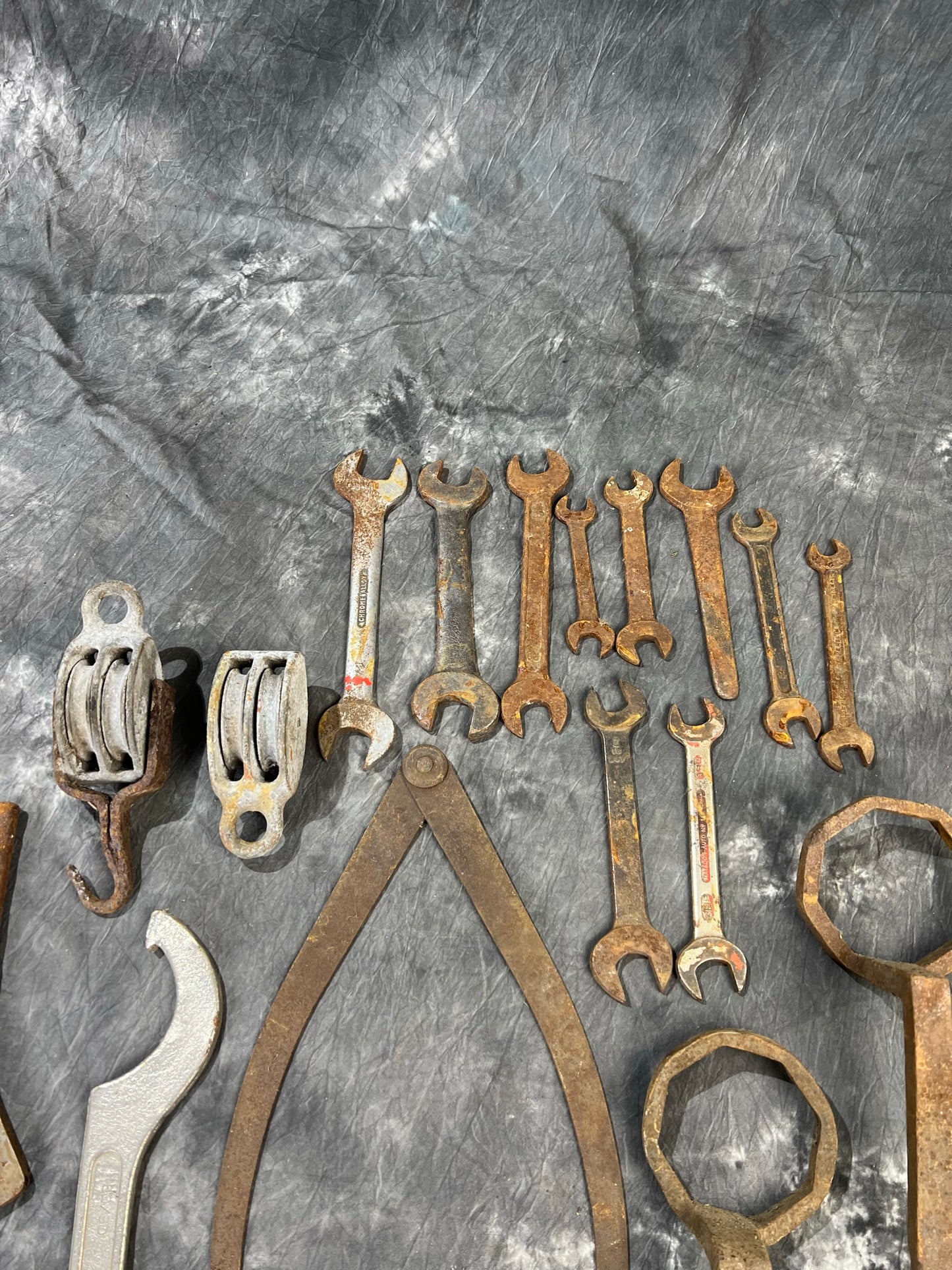 Vintage Garage Workshop Tools JOB LOT - 17x Items Reclaimed Workshop Tools